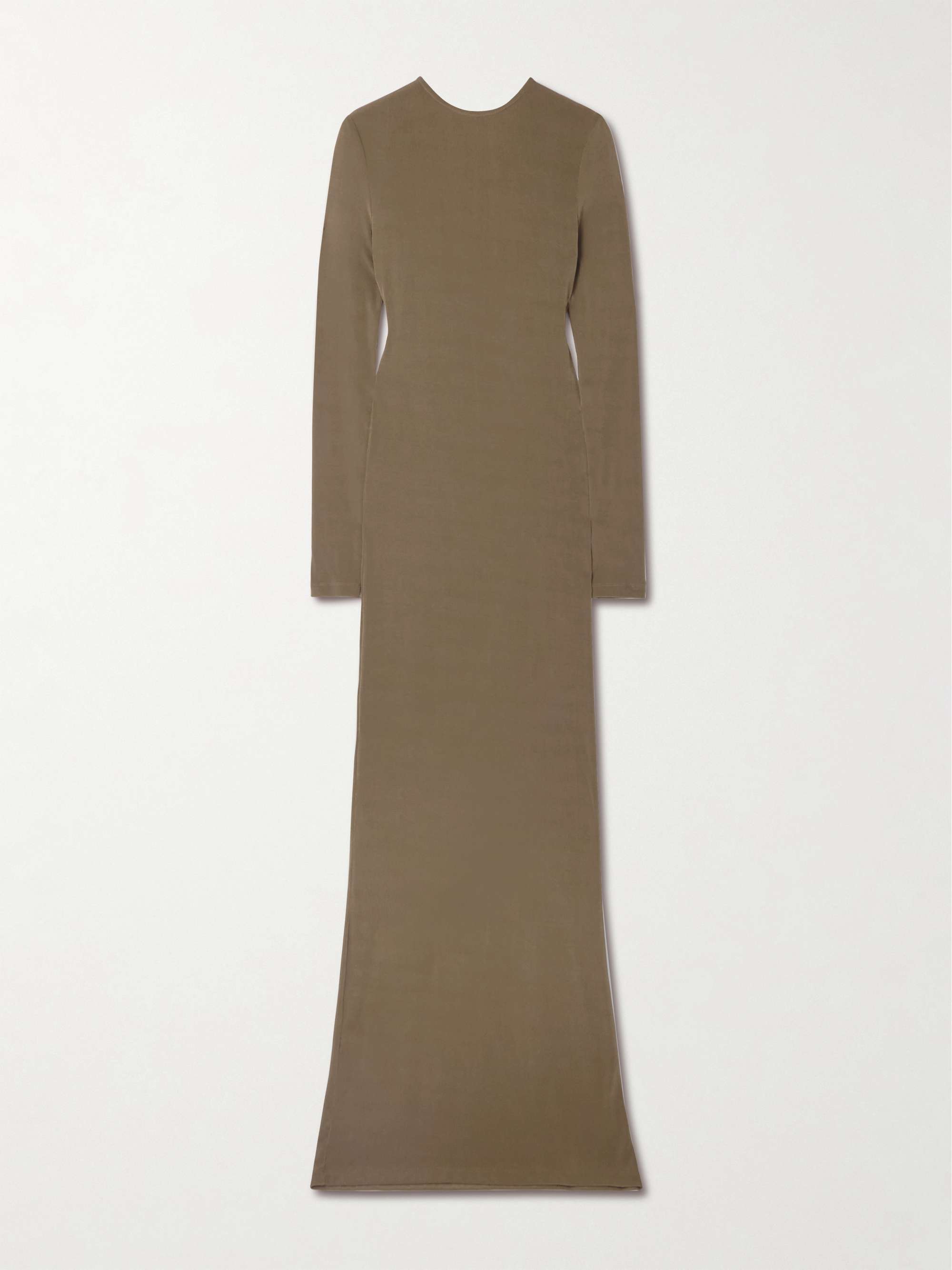 Twist-back jersey maxi dress view