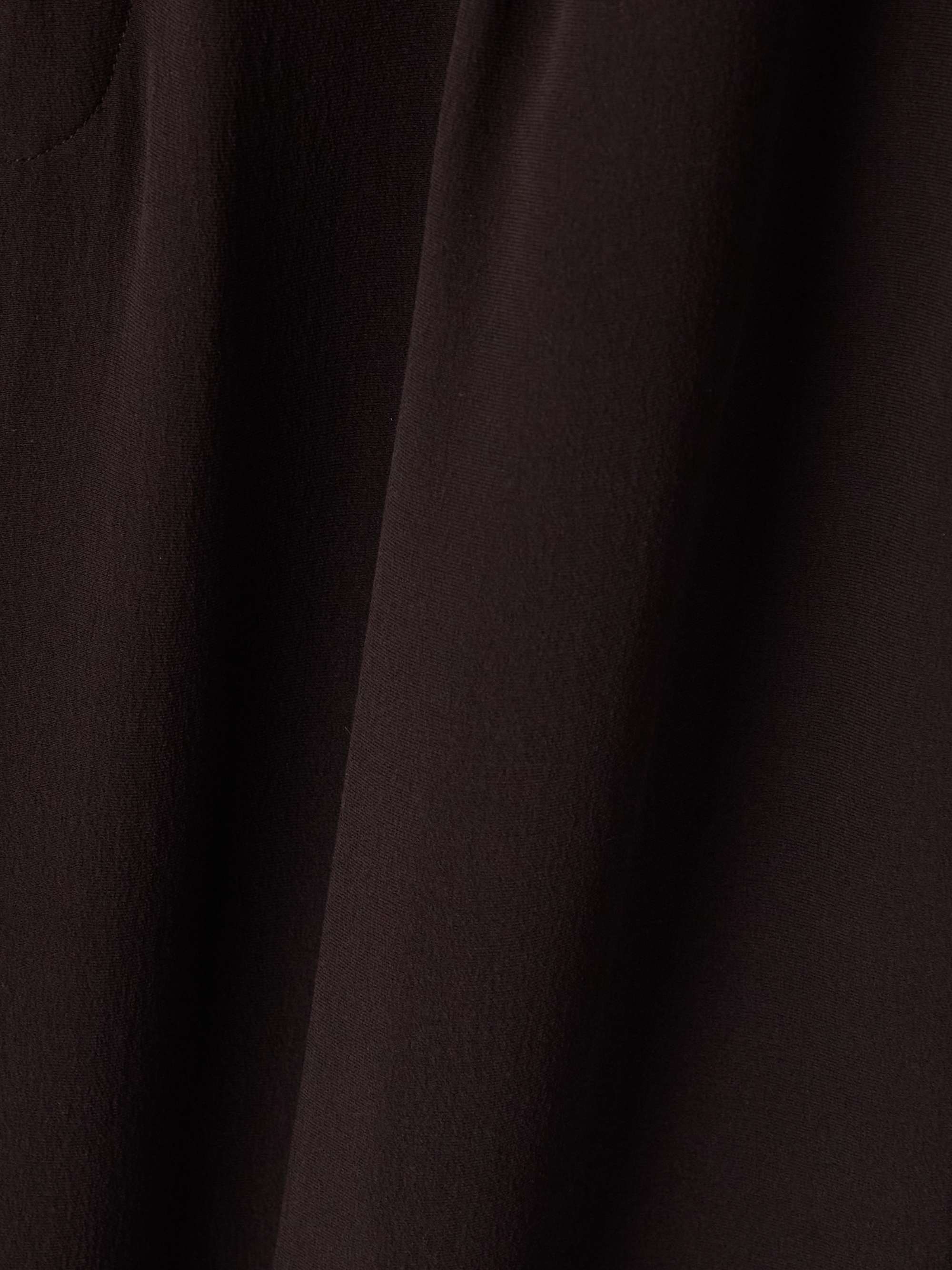 Silk-georgette straight-leg pants view