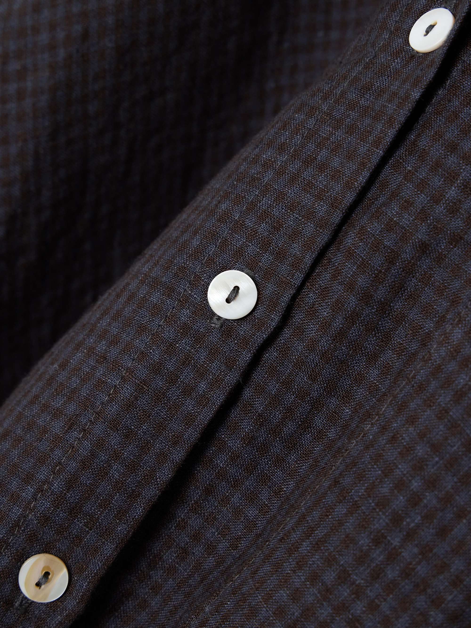 03 checked linen pajama set view