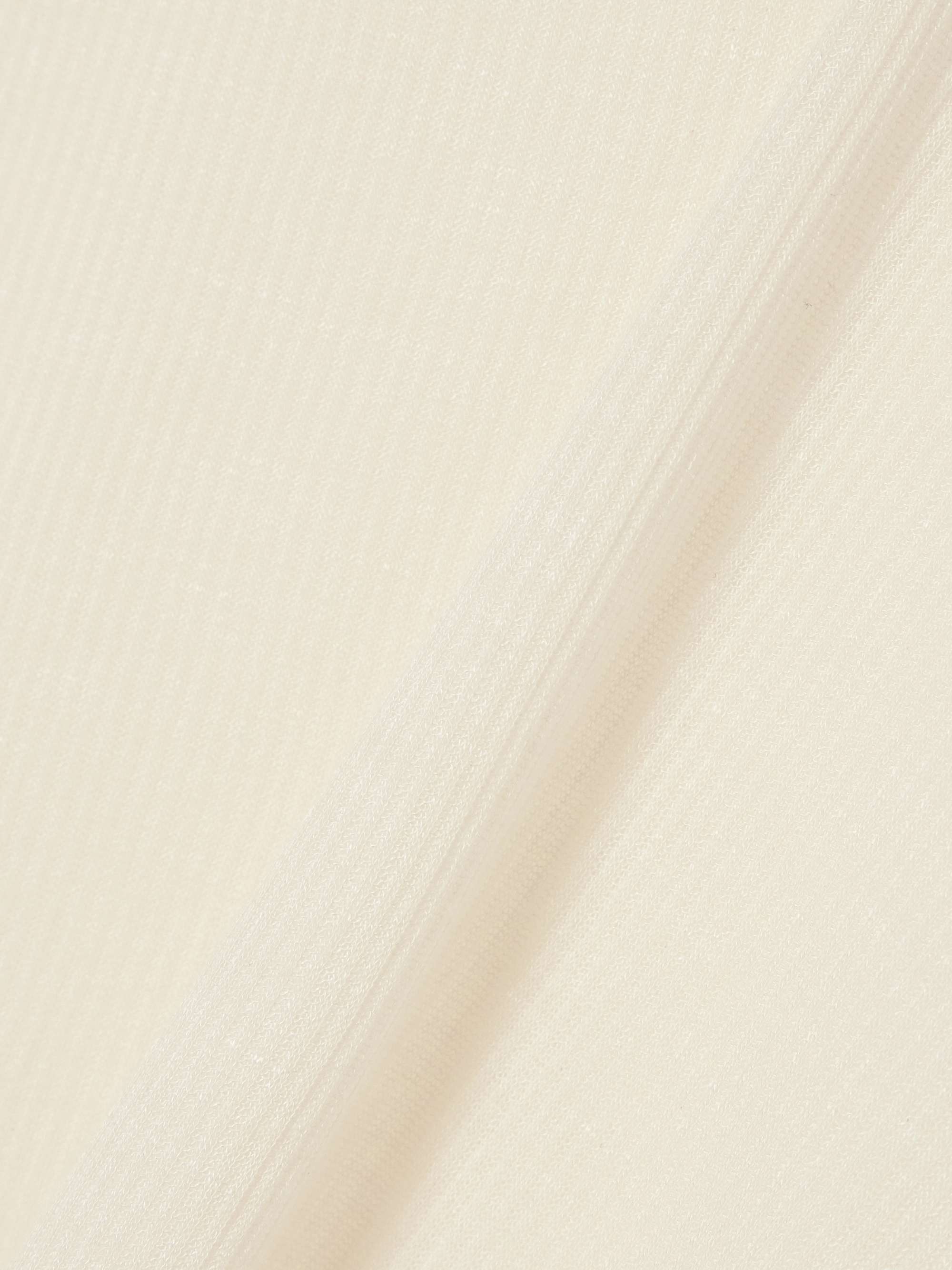 Ribbed ECOVERO™-blend top view