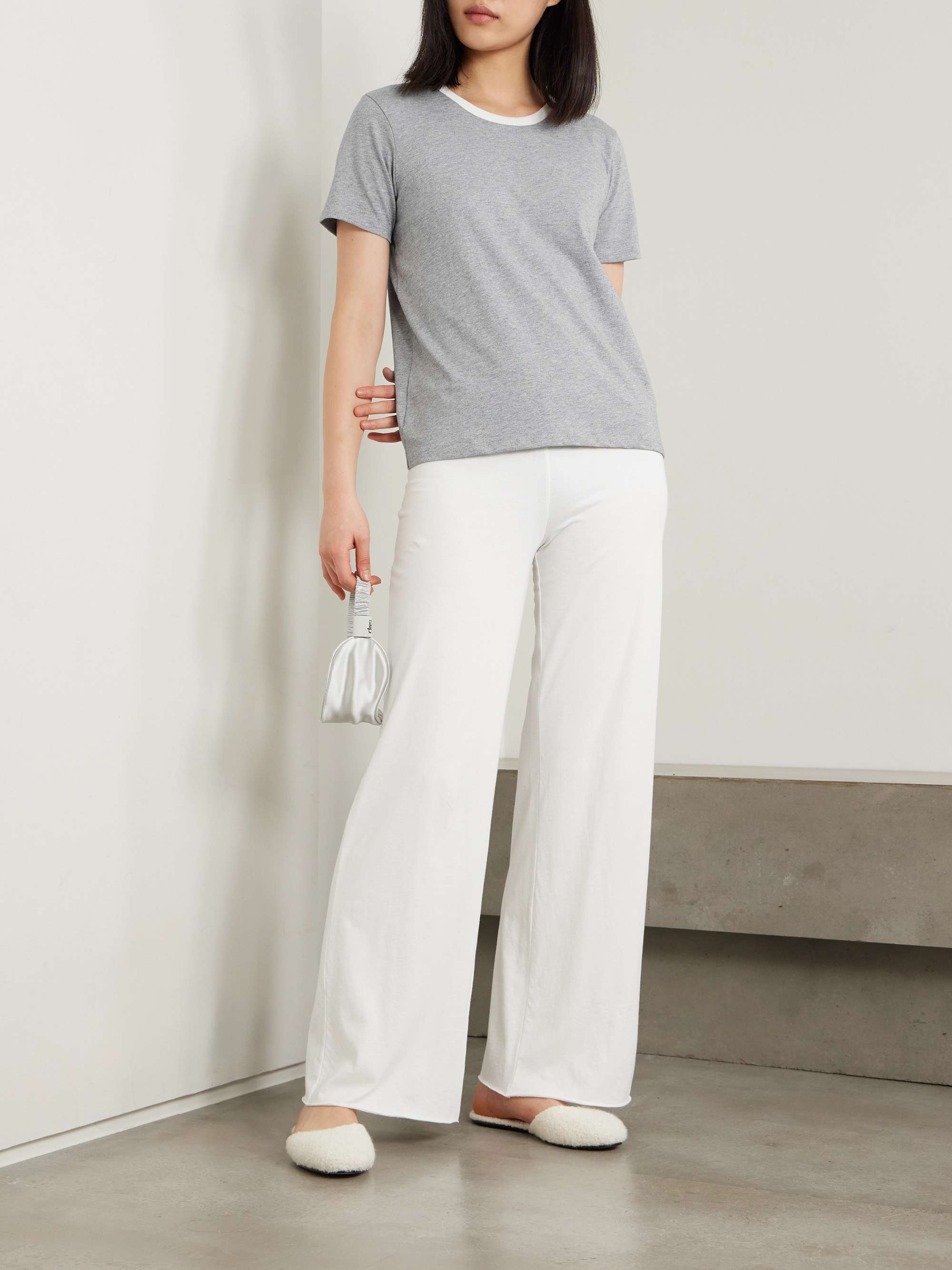 Organic Pima cotton-jersey T-shirt view