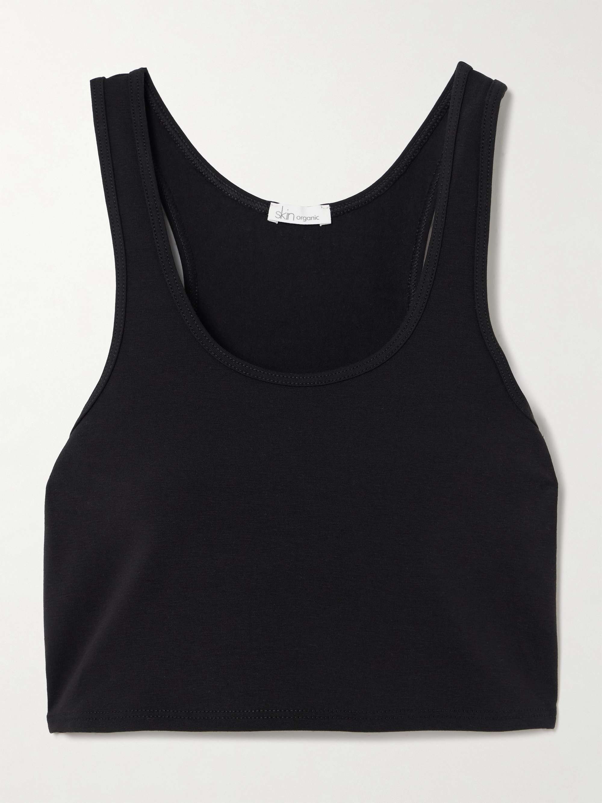 Base stretch-organic cotton sports bra view