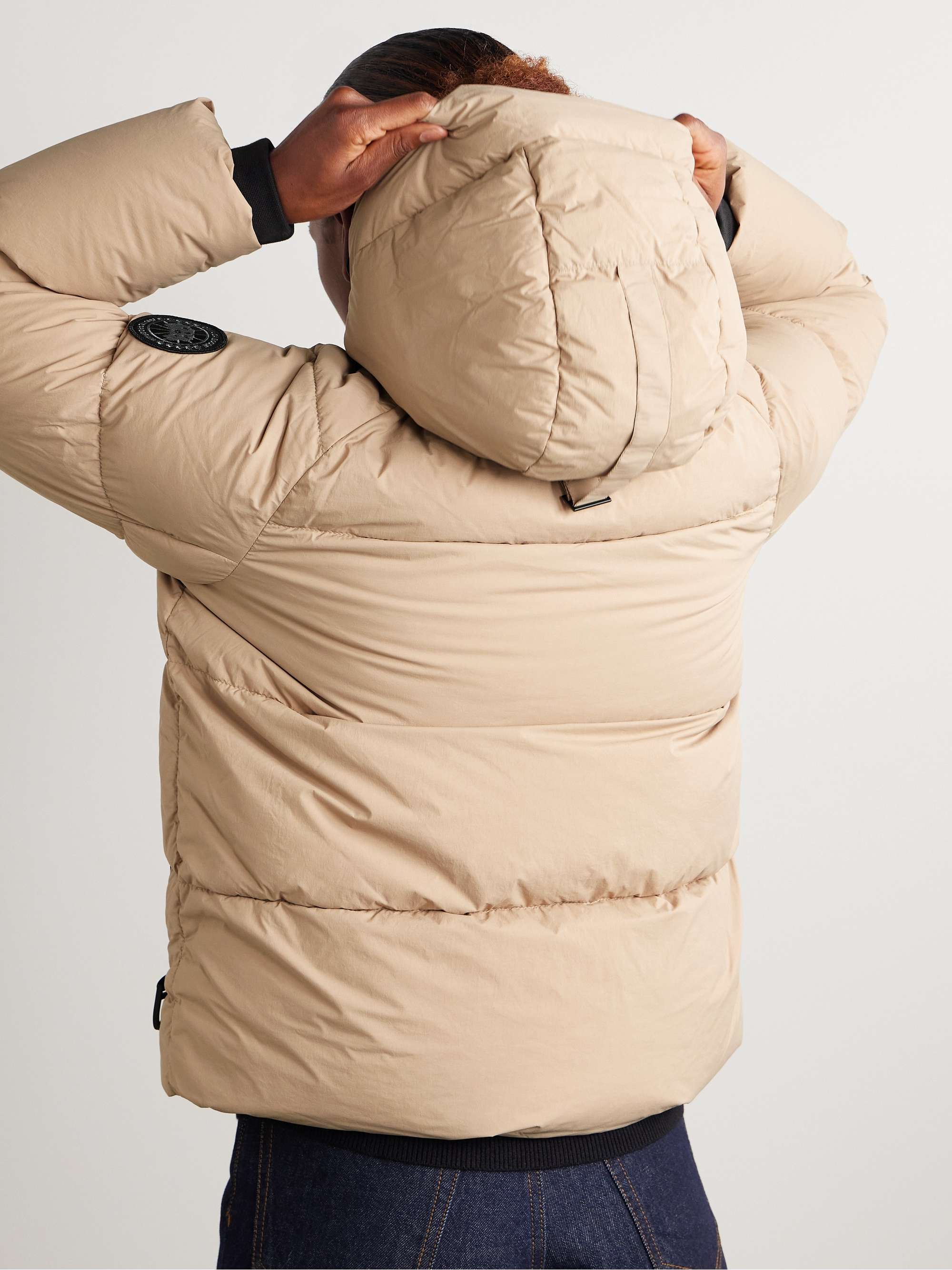 Junction hooded quilted shell down jacket view