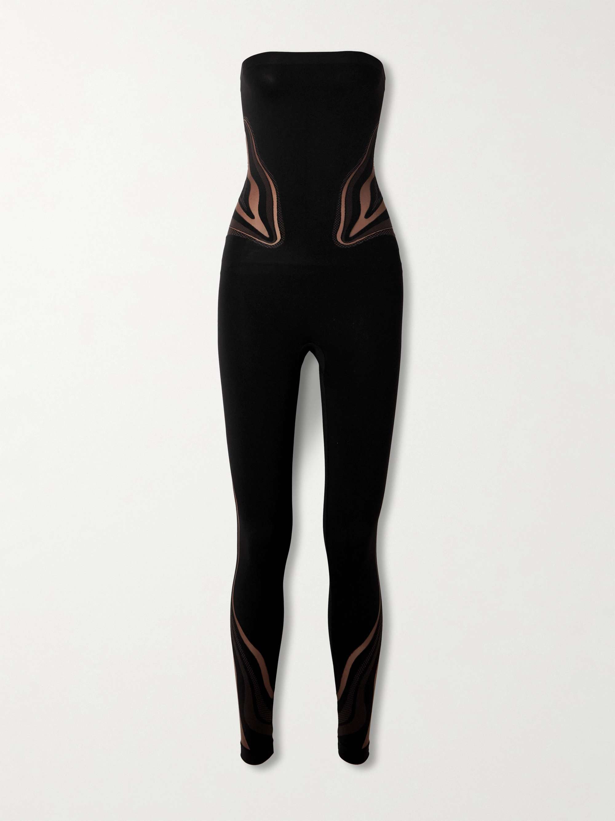 Venus striped stretch-jersey jumpsuit view