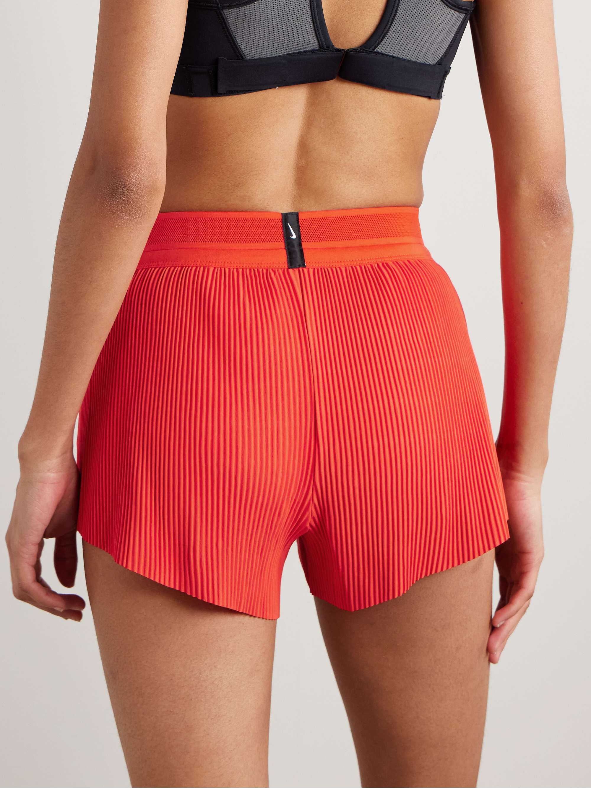 Aeroswift printed plissé Dri-FIT ADV shorts view