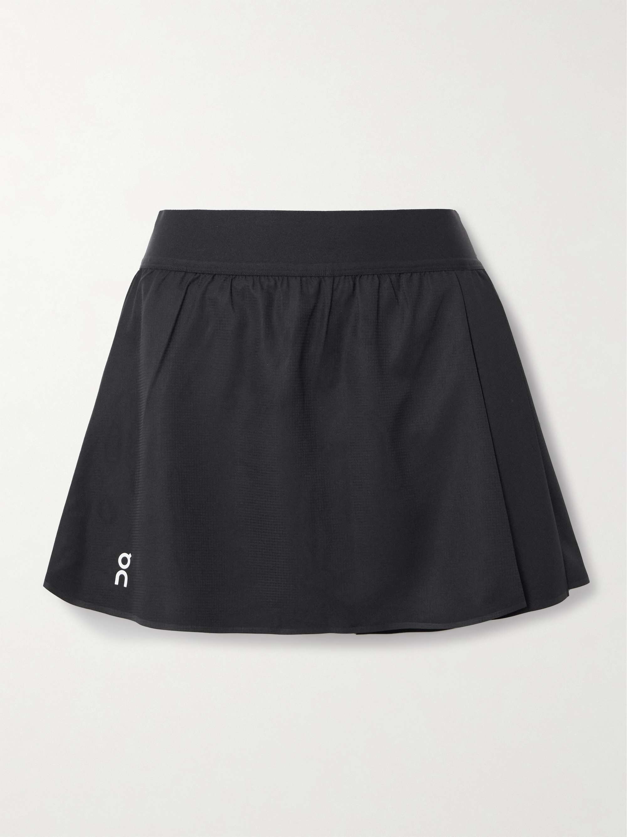 Court pleated recycled-jersey tennis skirt view