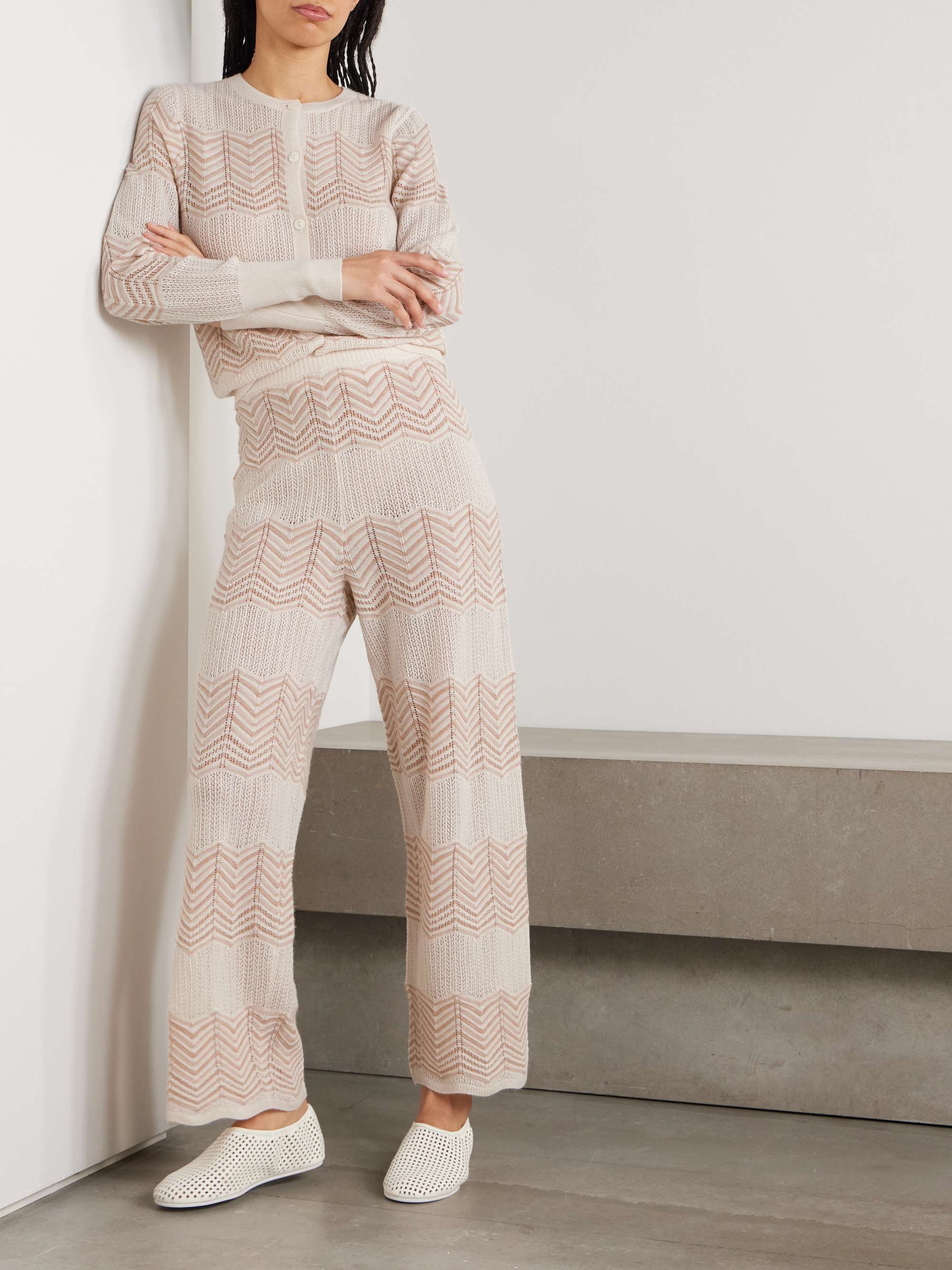 Marin Pompons wool and cashmere-blend cardigan view