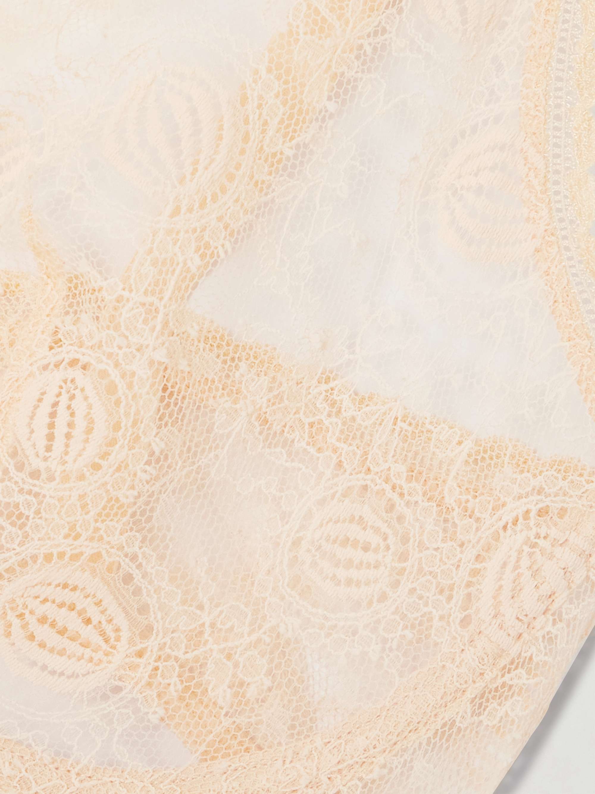 Rubellite stretch-Leavers lace bra view