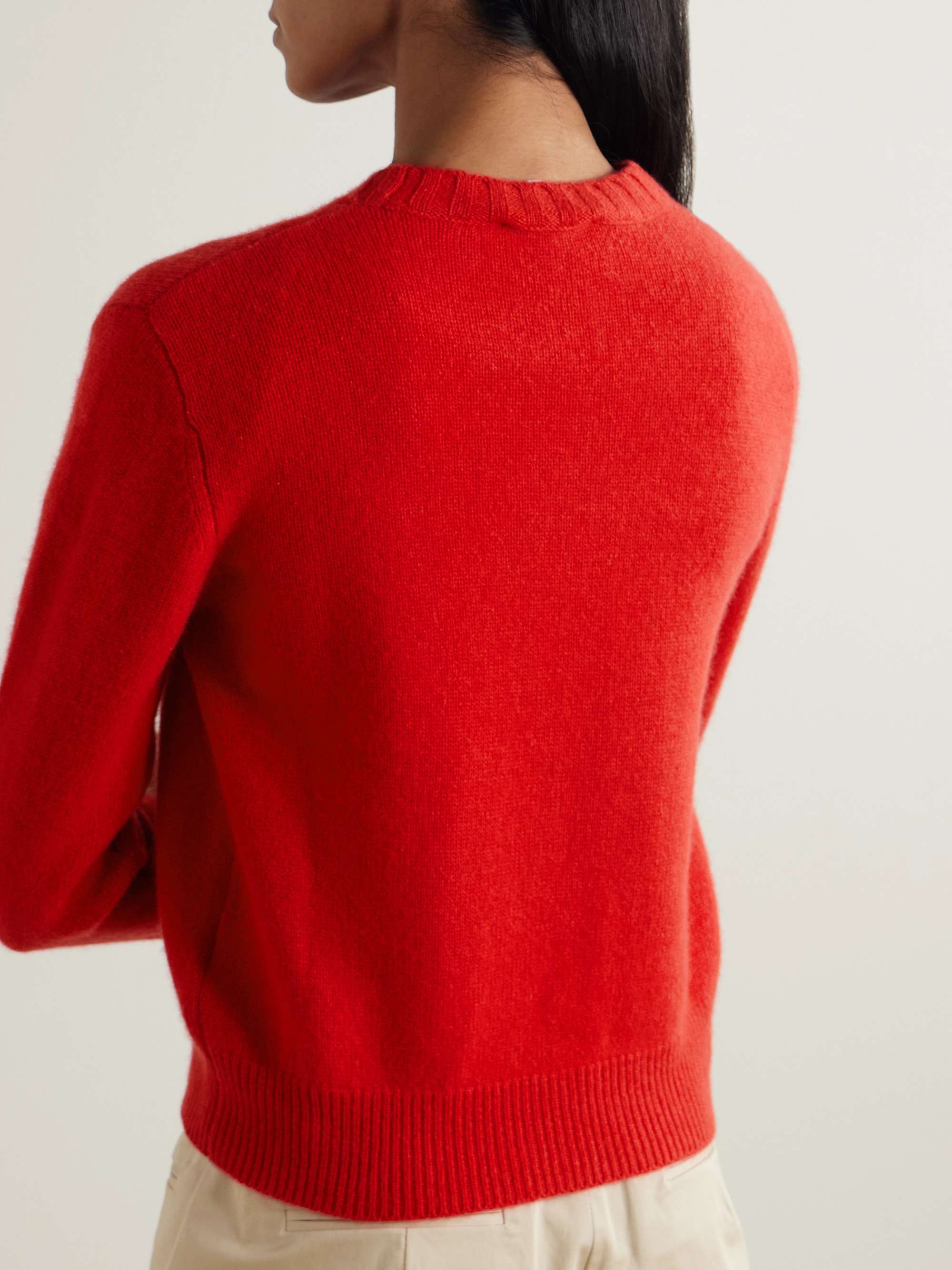 Vendome embroidered cashmere and wool-blend sweater view