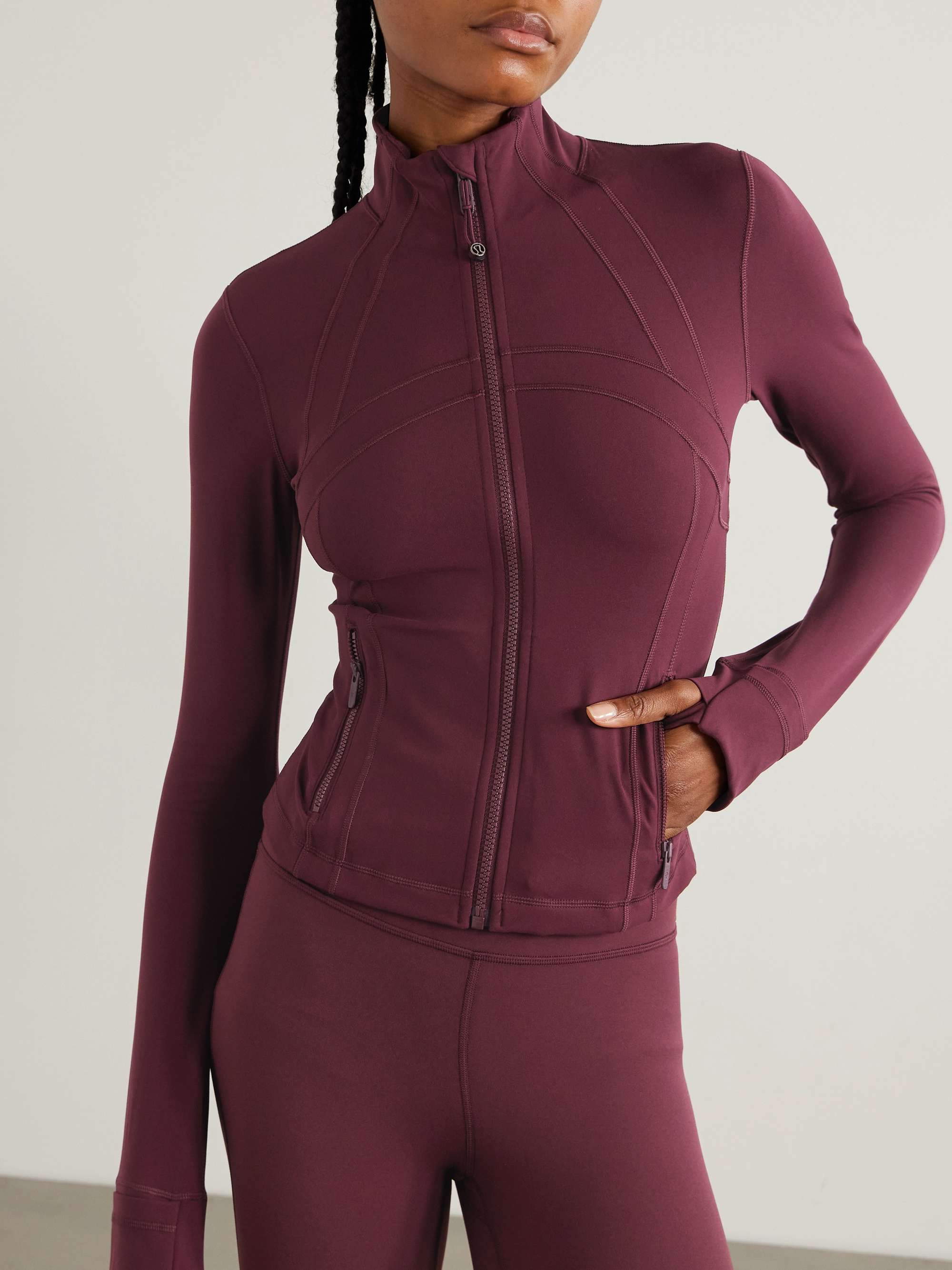 Define cropped Nulu™ jacket view