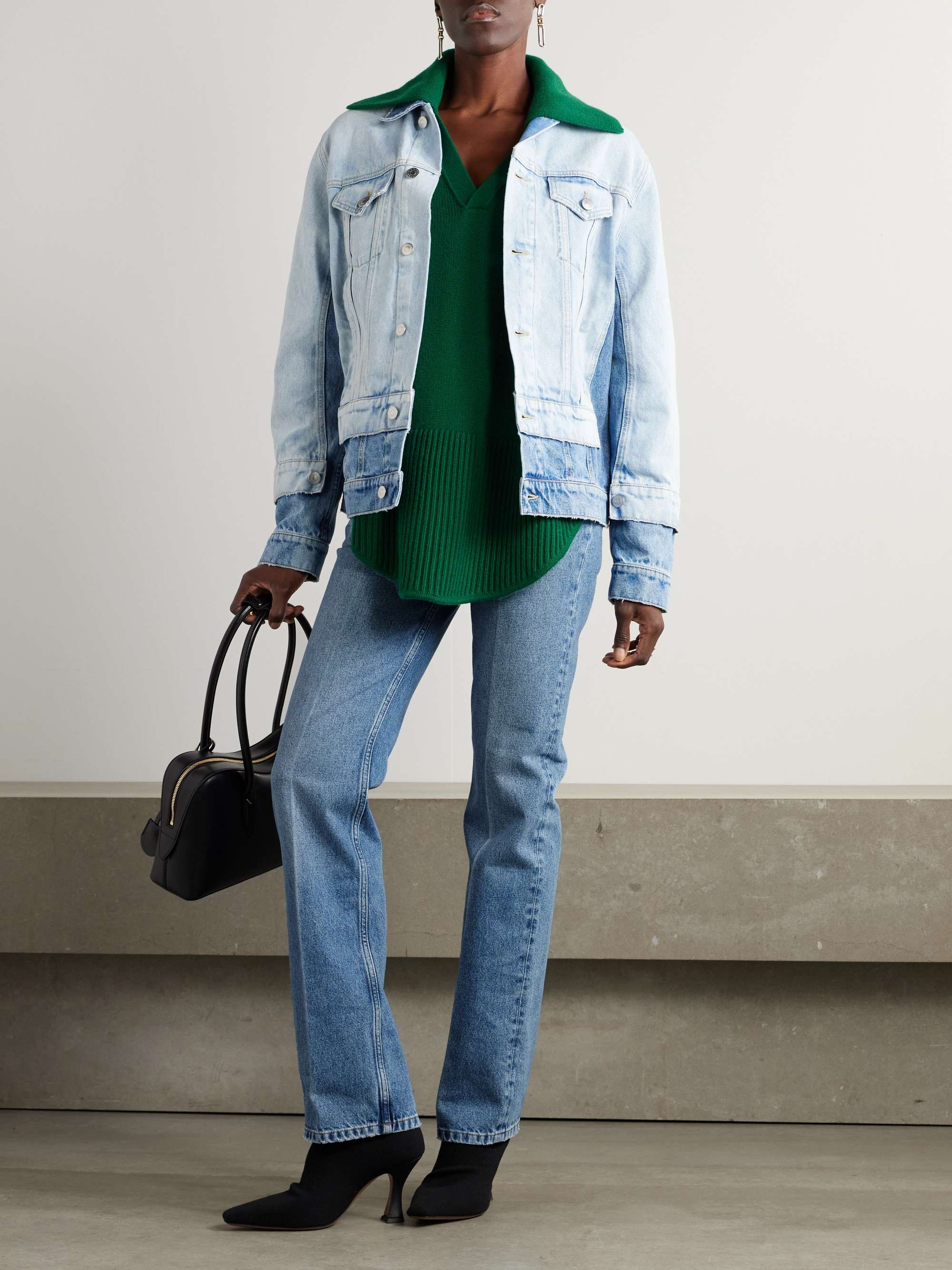 Straight-leg organic jeans view