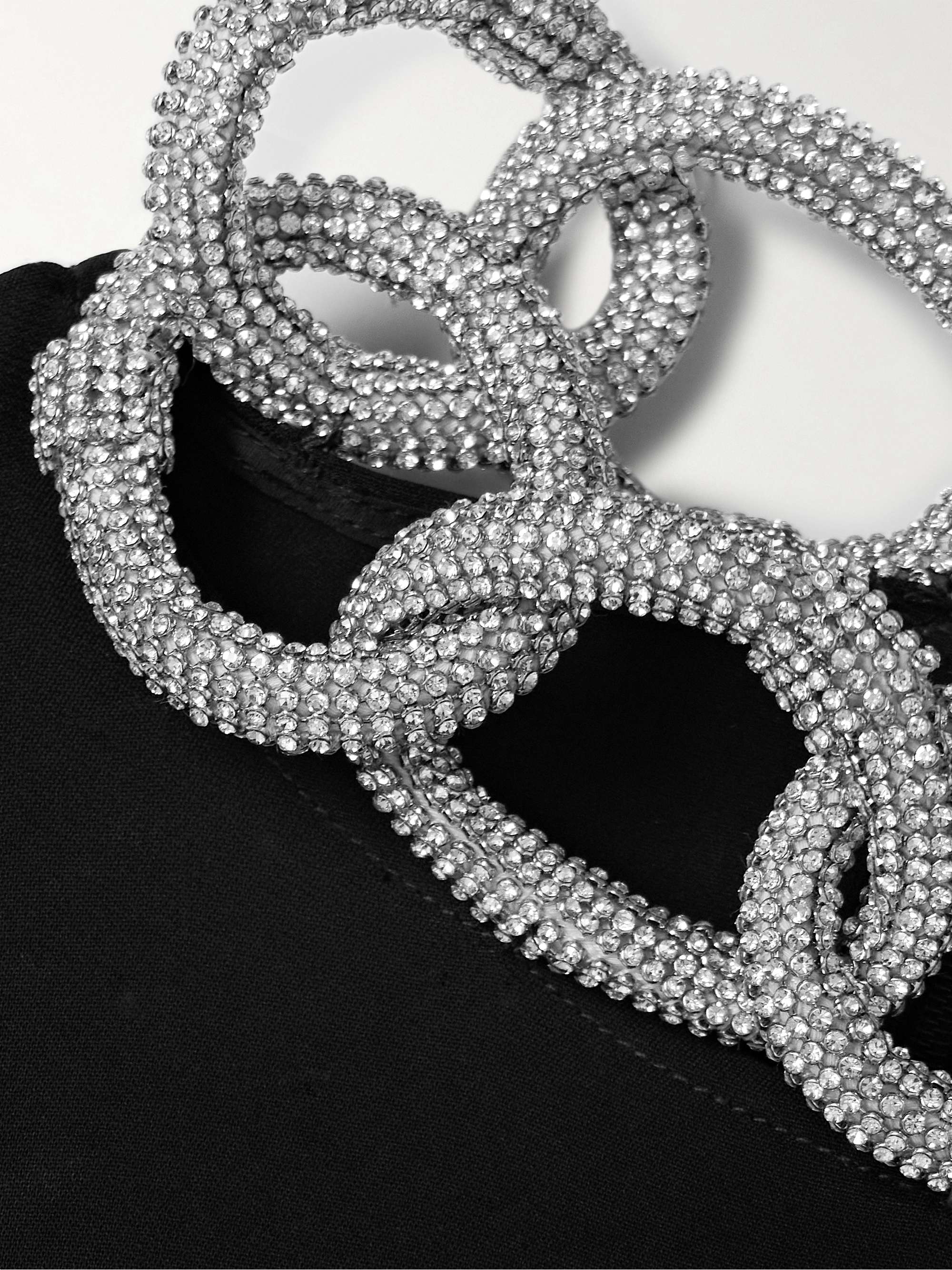 Crystal-embellished crepe jumpsuit view