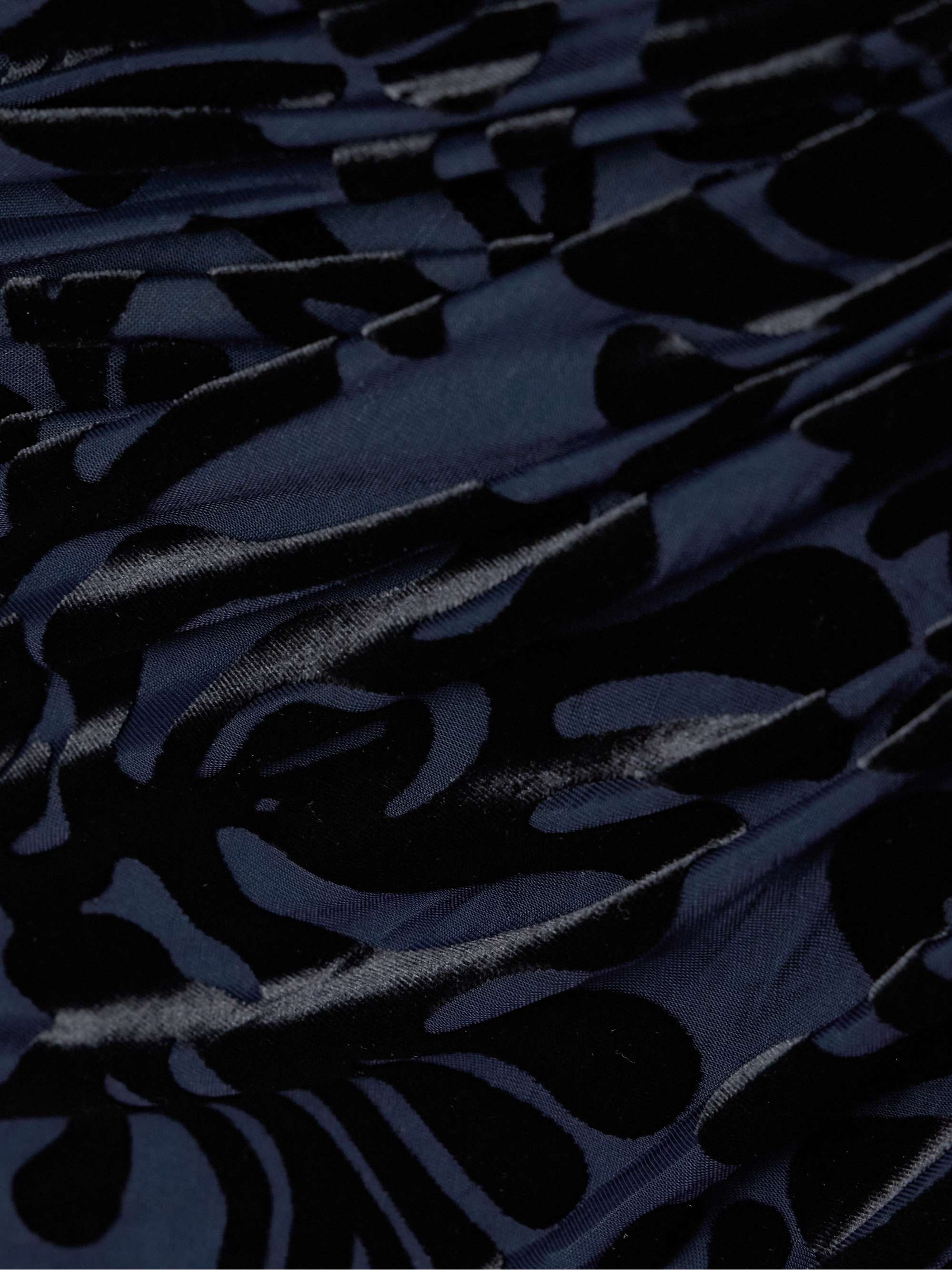 Alia devoré-velvet midi dress view