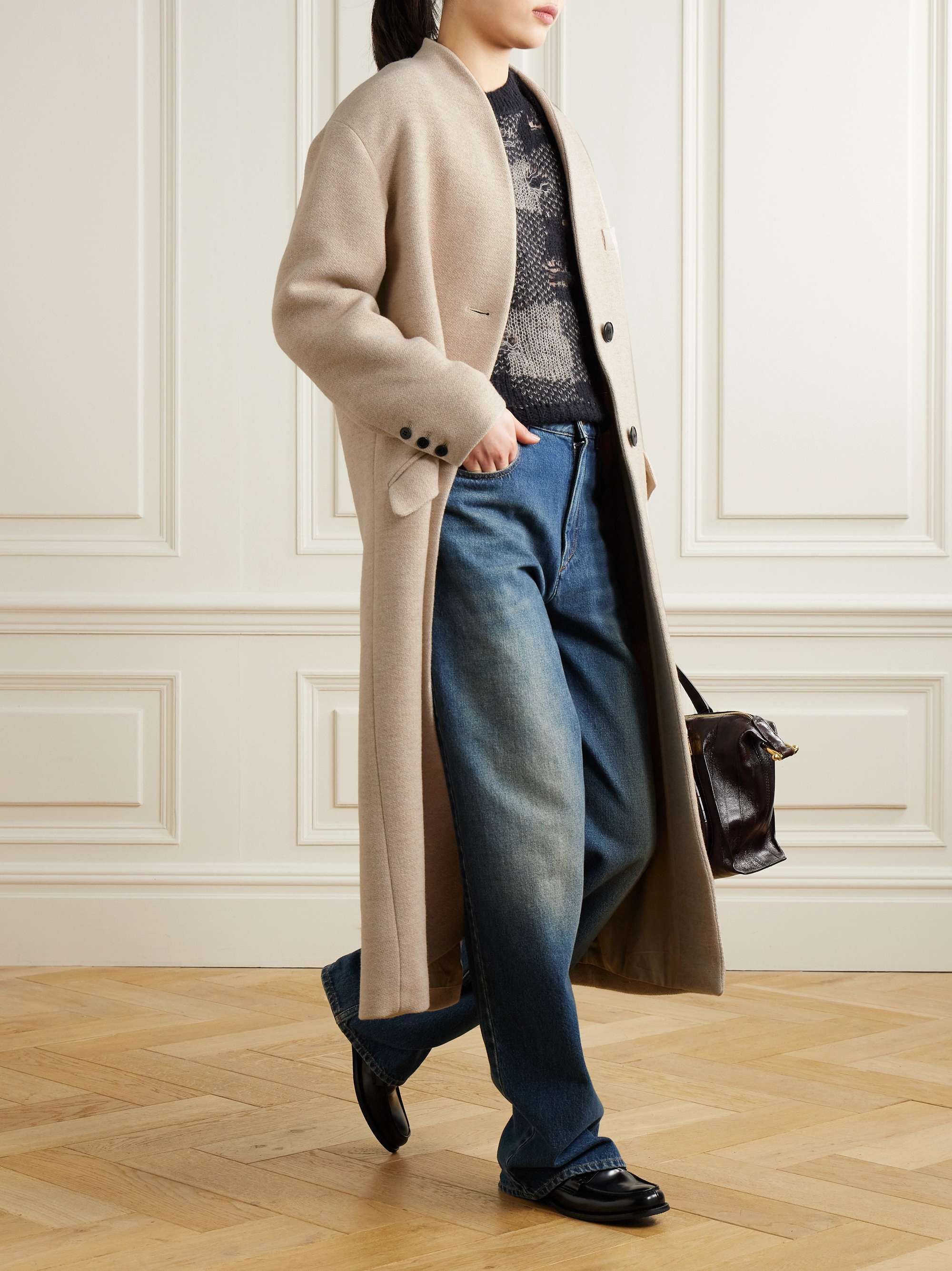 Eris wool-blend coat view