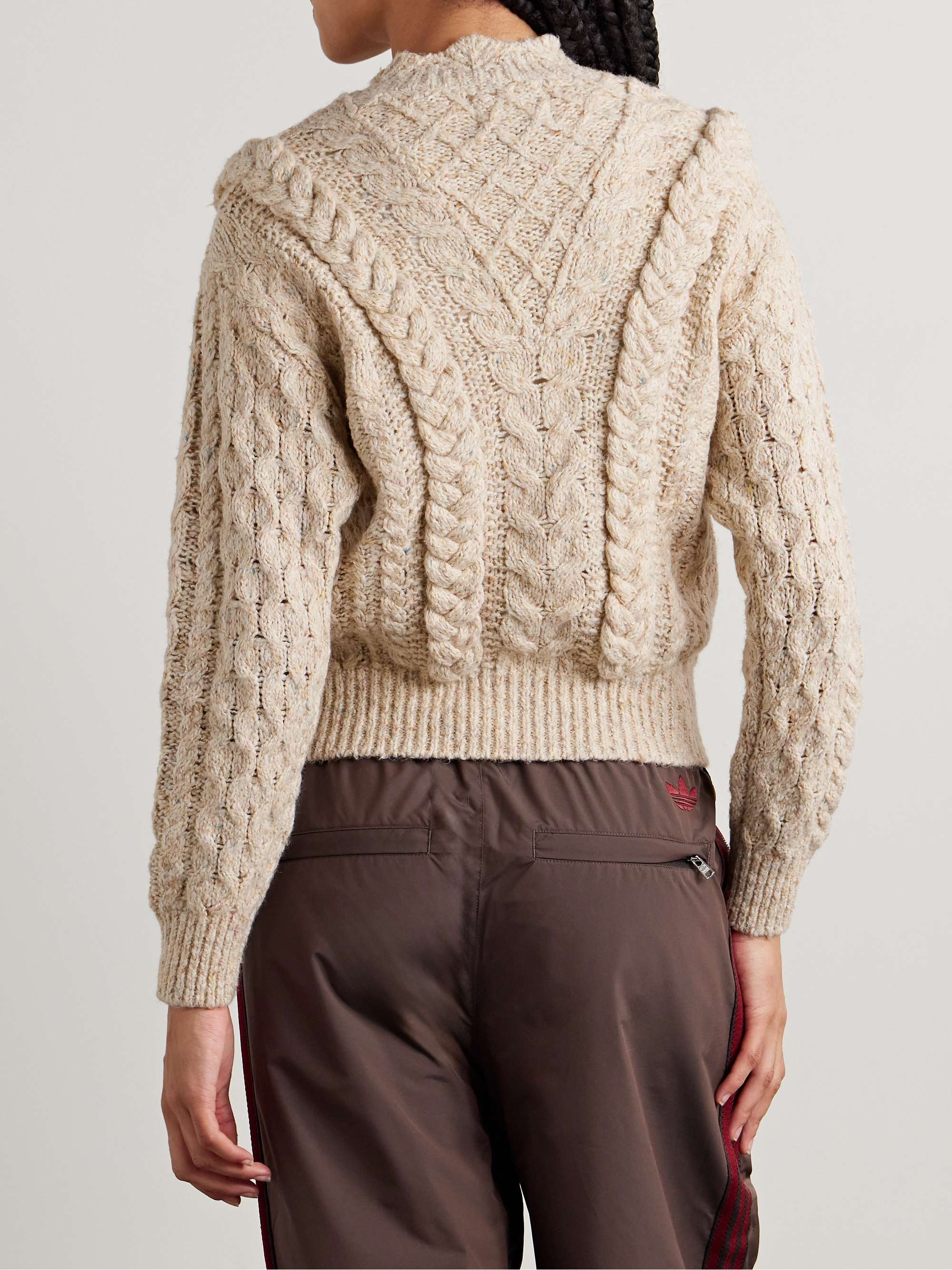 Padova cotton-blend cable-knit sweater view