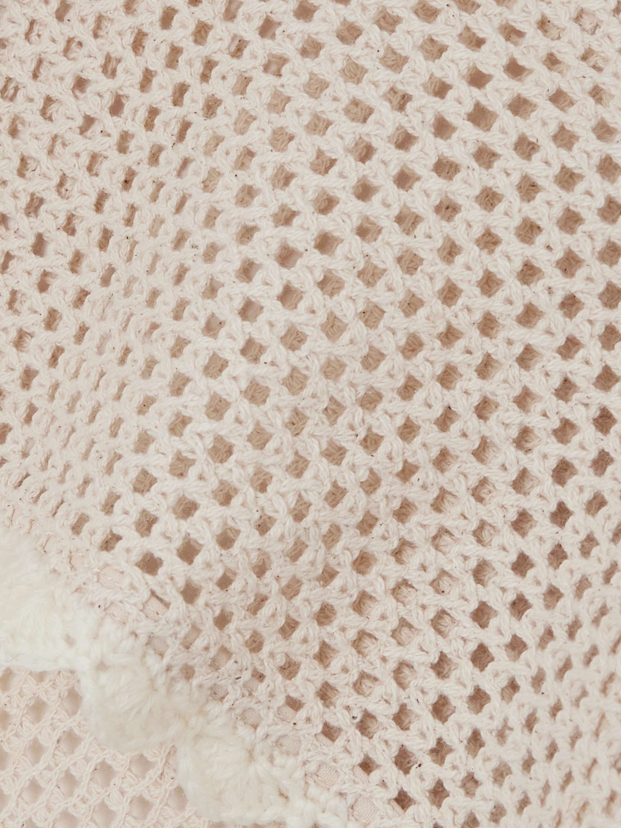 Sally crocheted cotton shorts view
