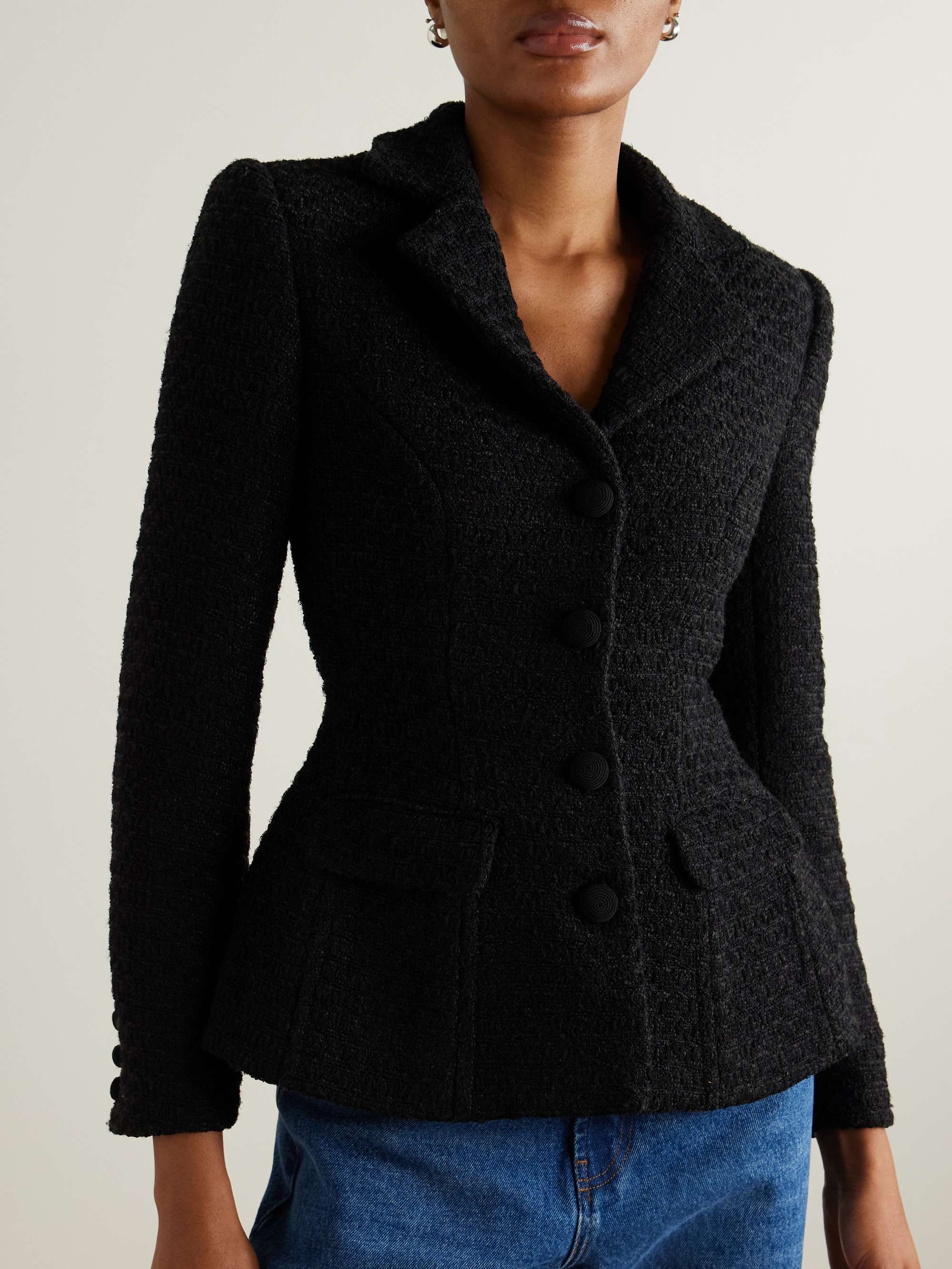 Bouclé blazer view