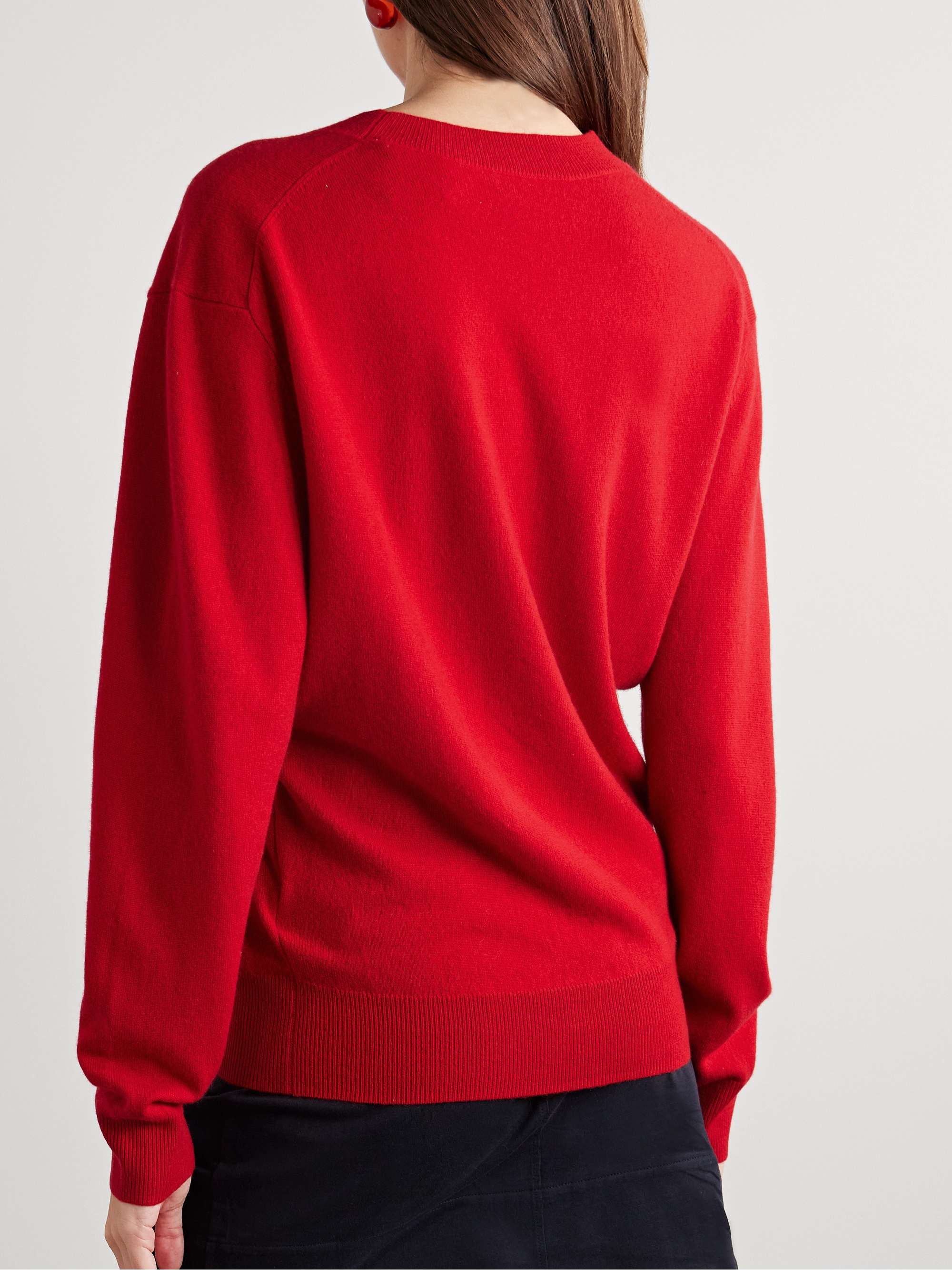 Ilaria embellished merino wool and cashmere-blend sweater view