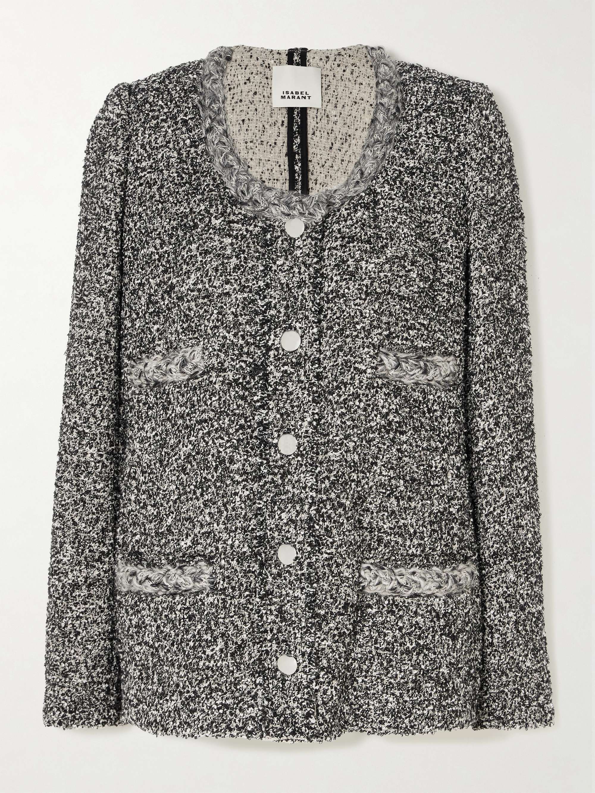 Germina braided tweed jacket view