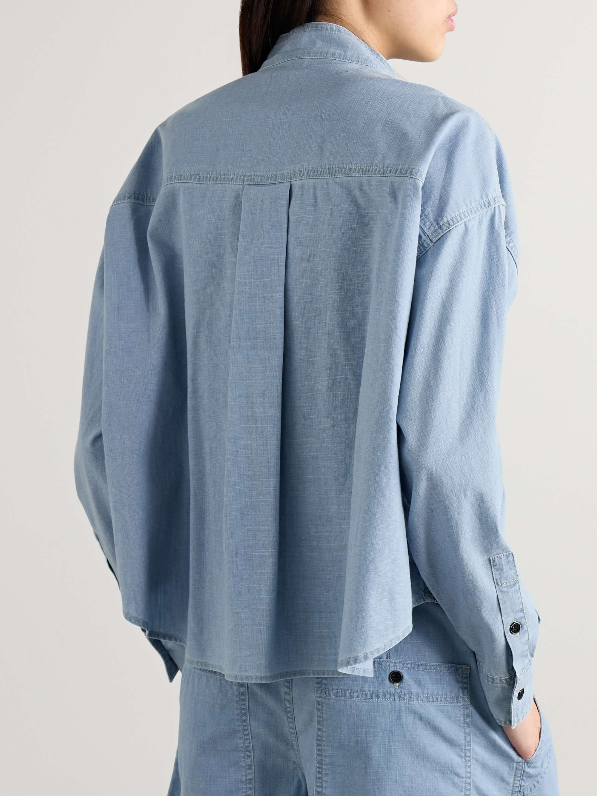Vero cotton-chambray shirt view