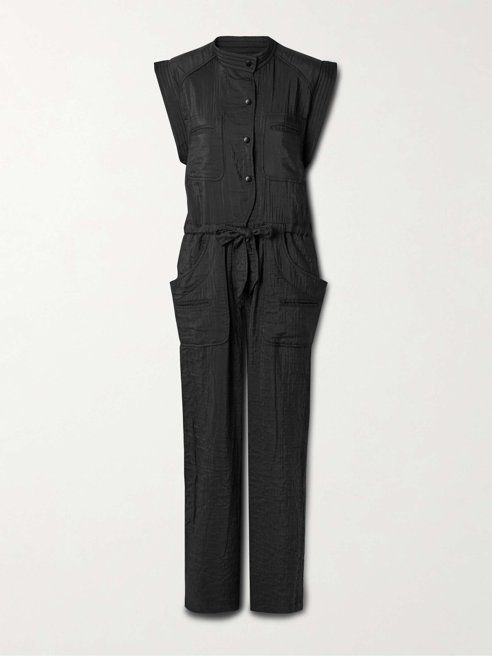 Suzie belted voile jumpsuit view