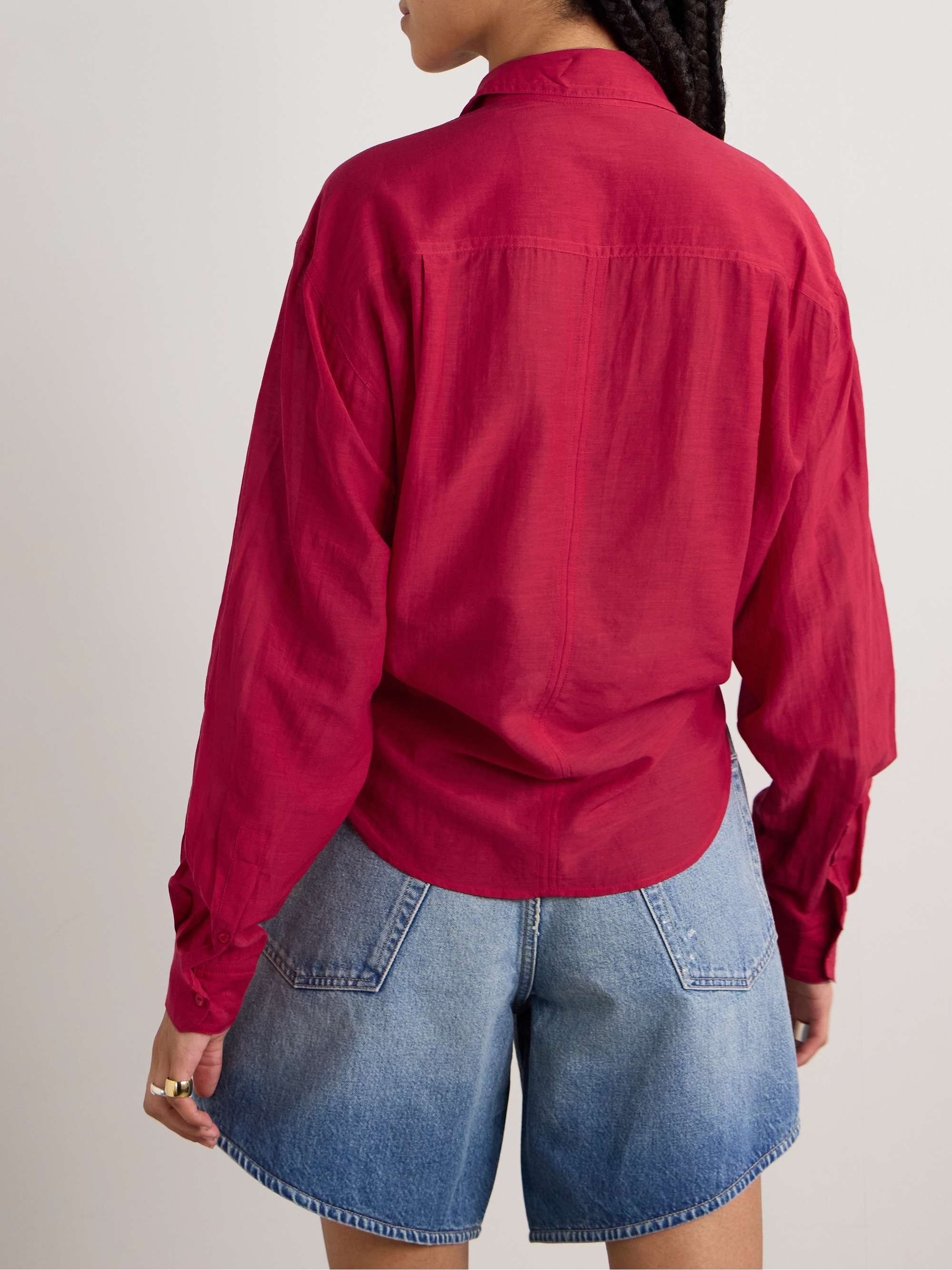 Nath organic cotton-blend voile shirt view