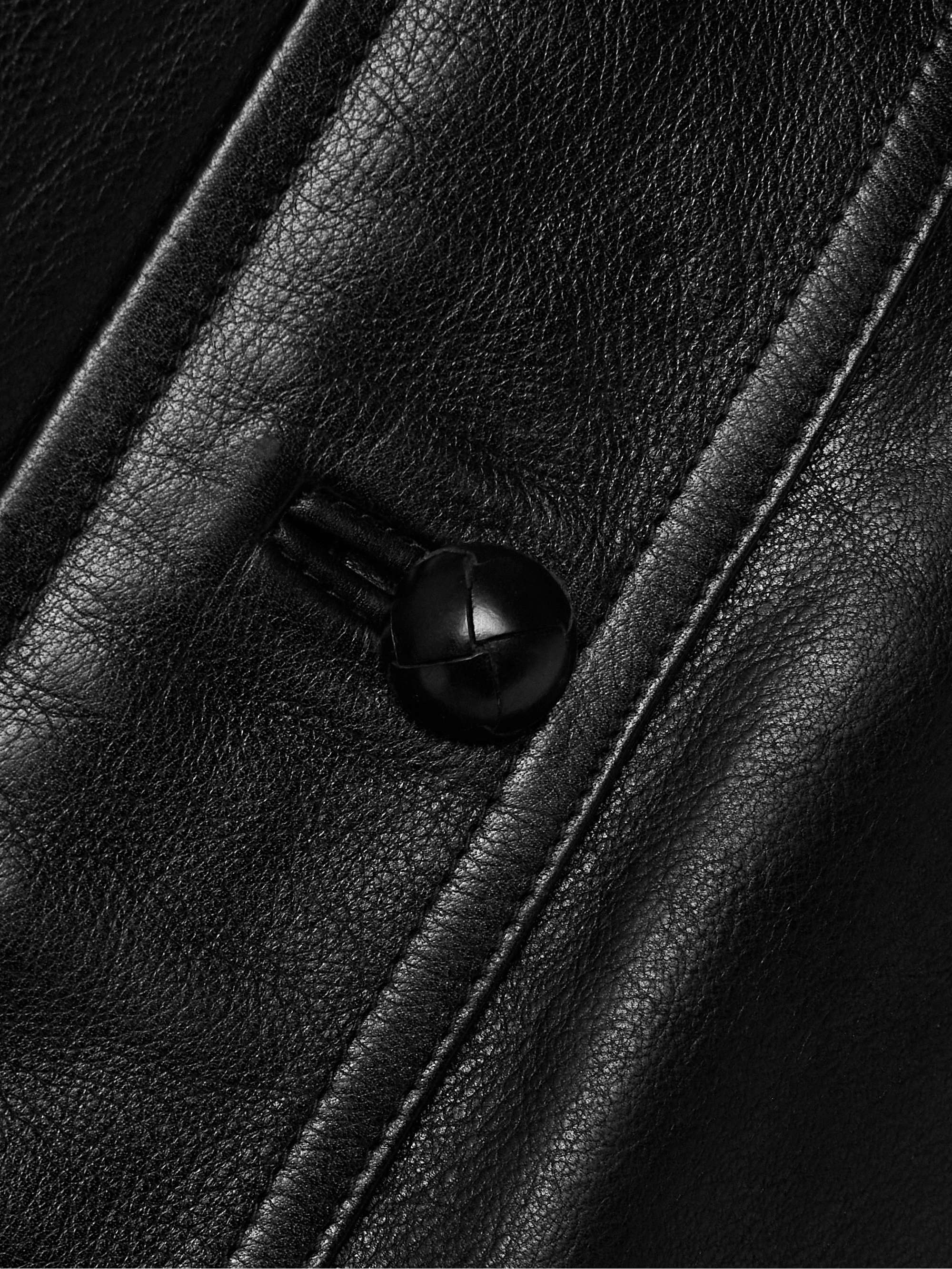 Betinia leather jacket view