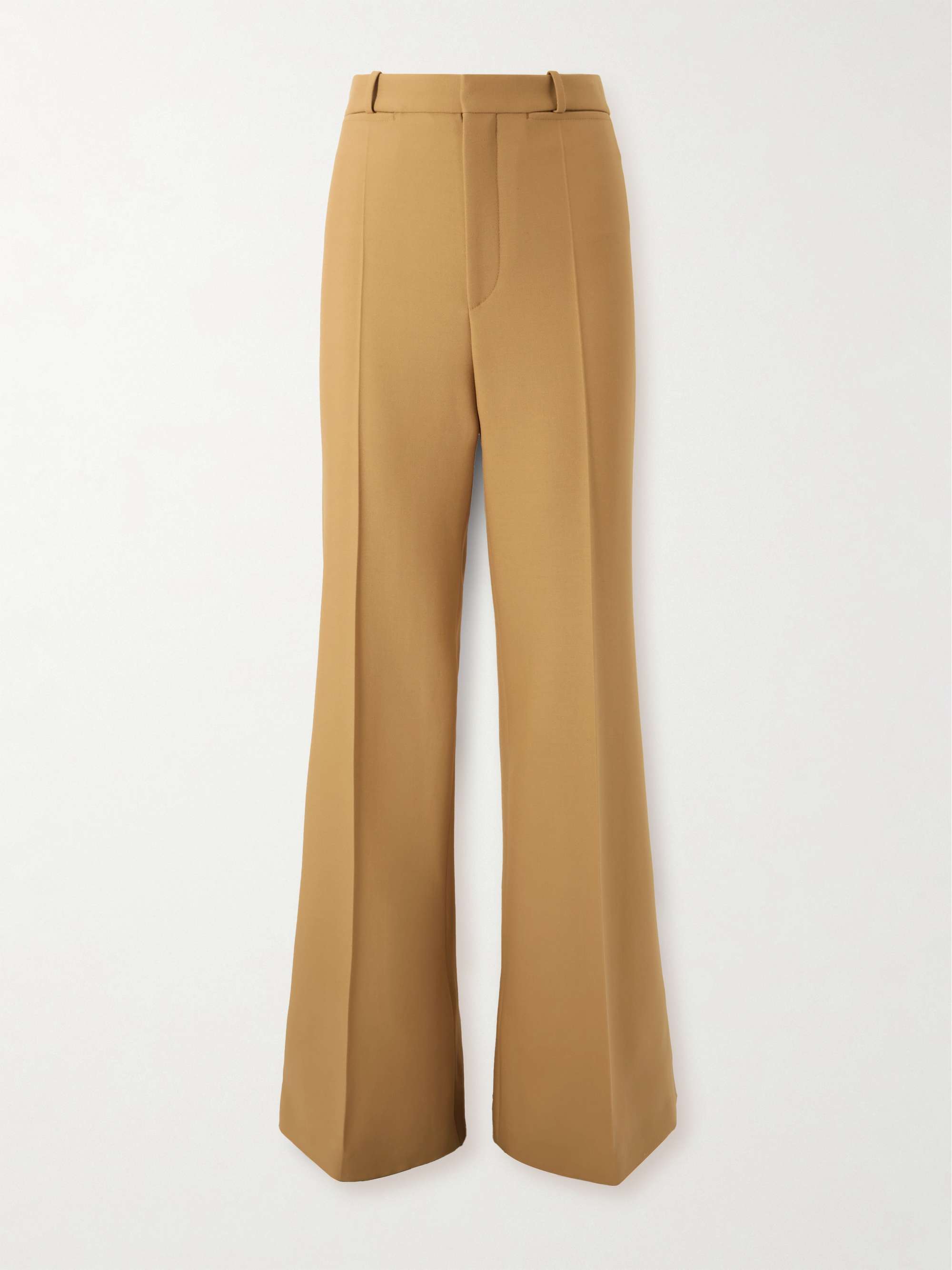 Wool straight-leg pants view