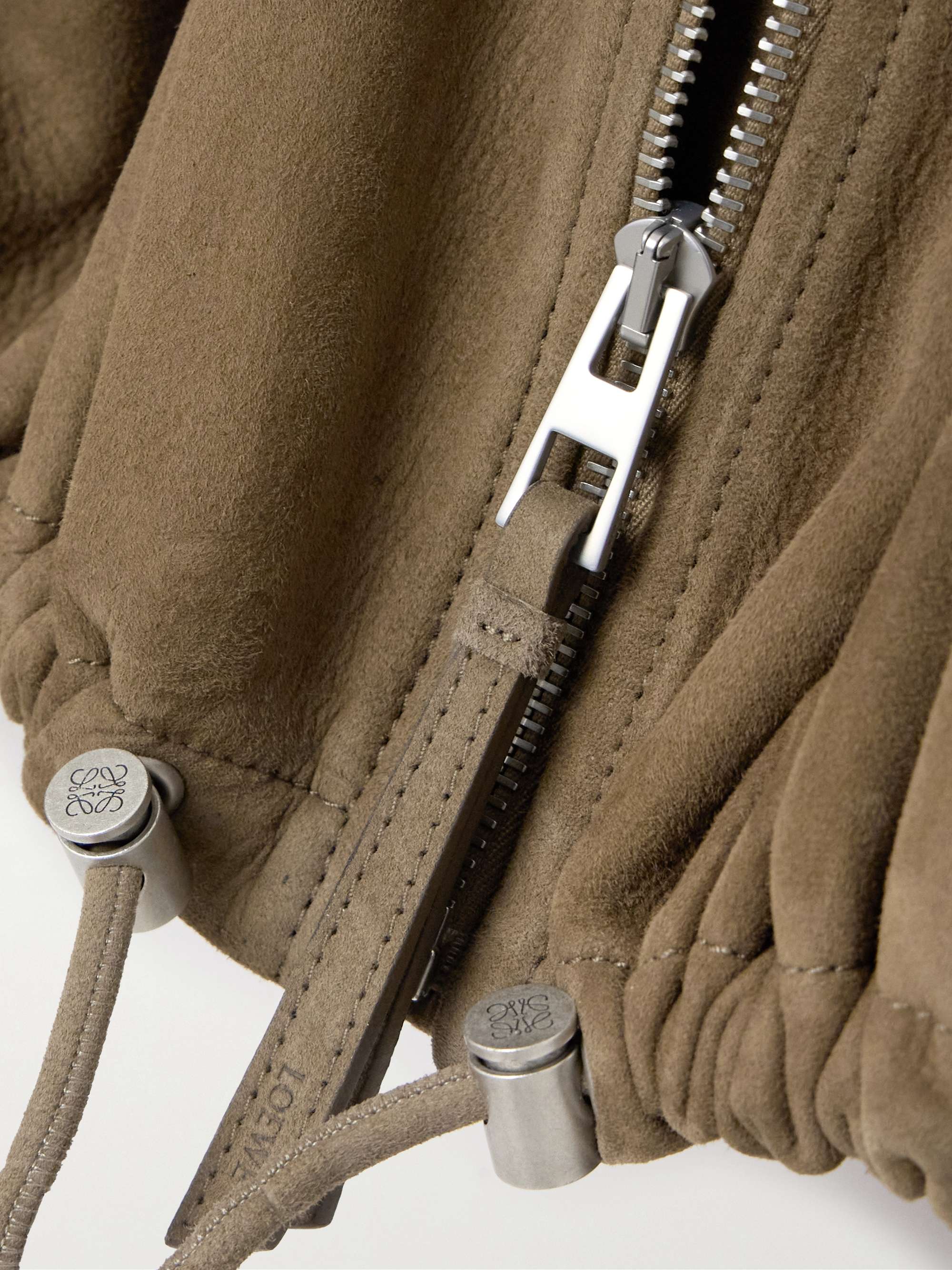 Balloon suede jacket view