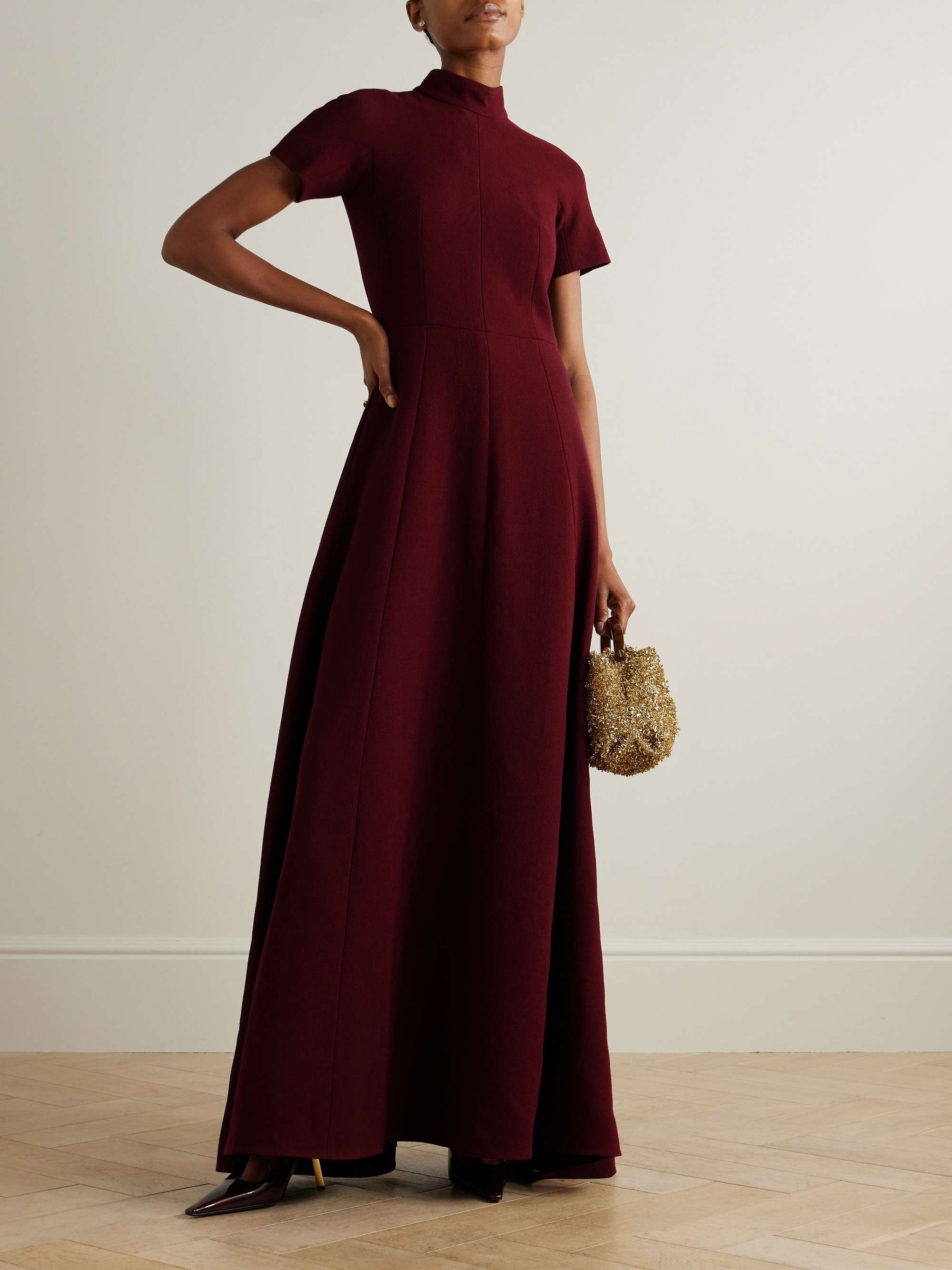 Malinda crepe gown view
