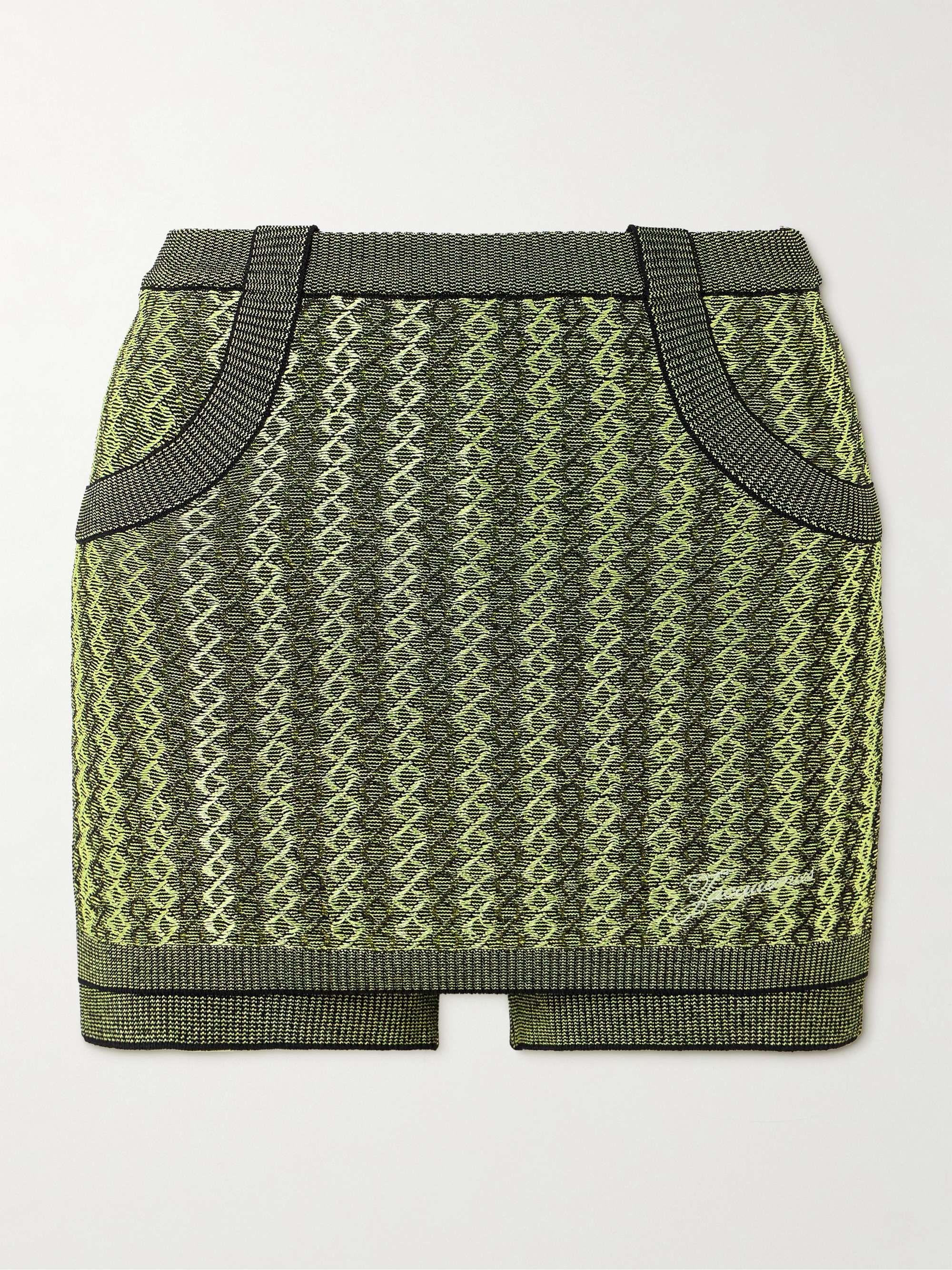 Marino jacquard-knit shorts view
