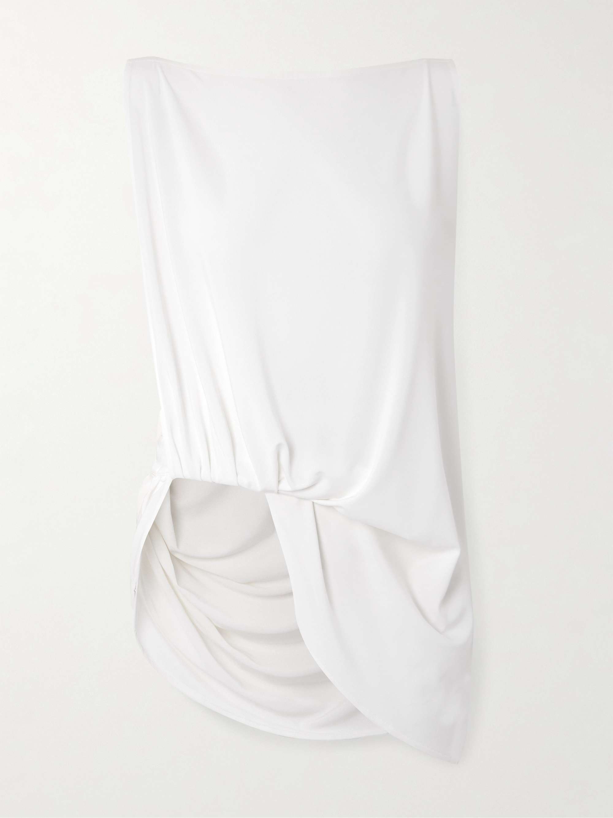 Peplo gathered jersey tank view
