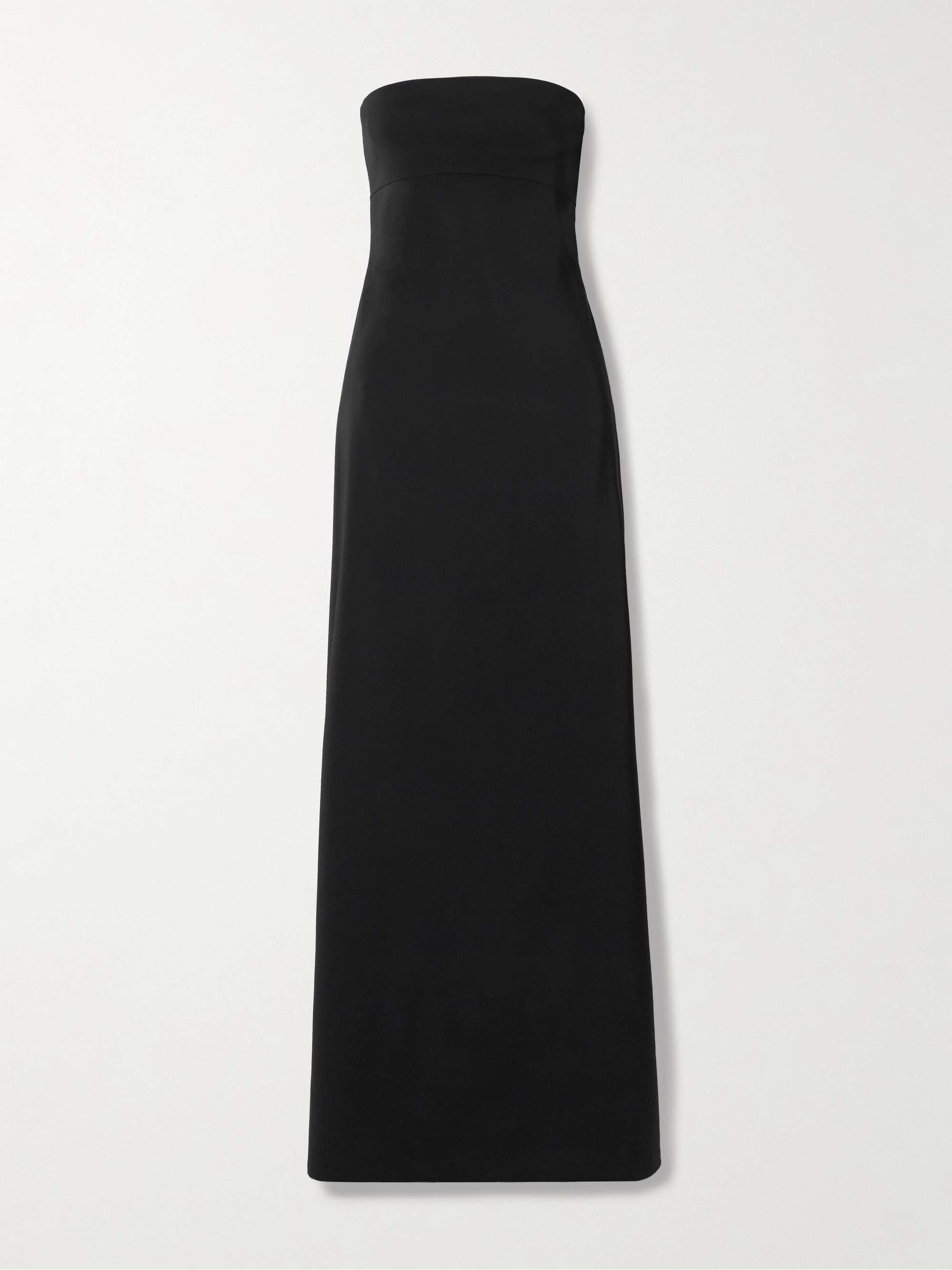 Croisière strapless crepe-jersey maxi dress view
