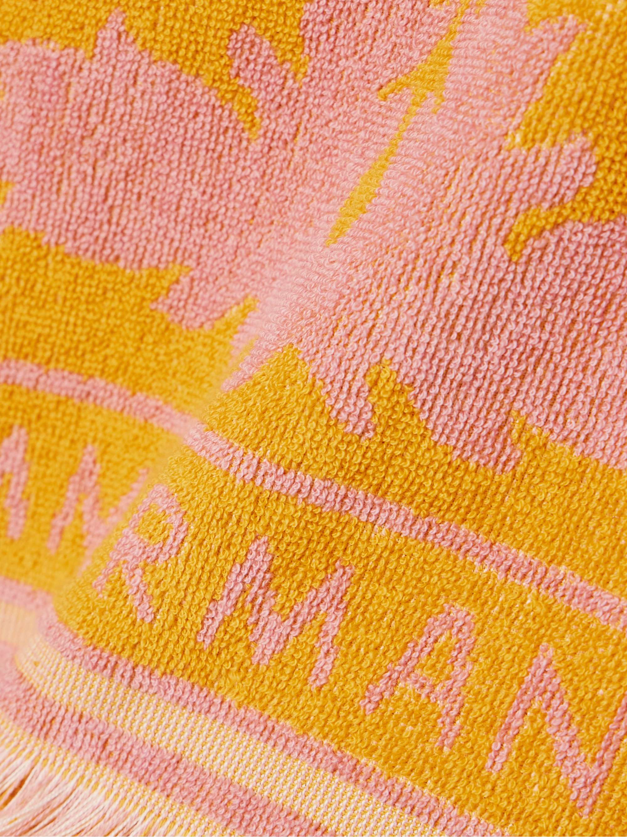 Wylie cropped frayed cotton-terry jacquard top view