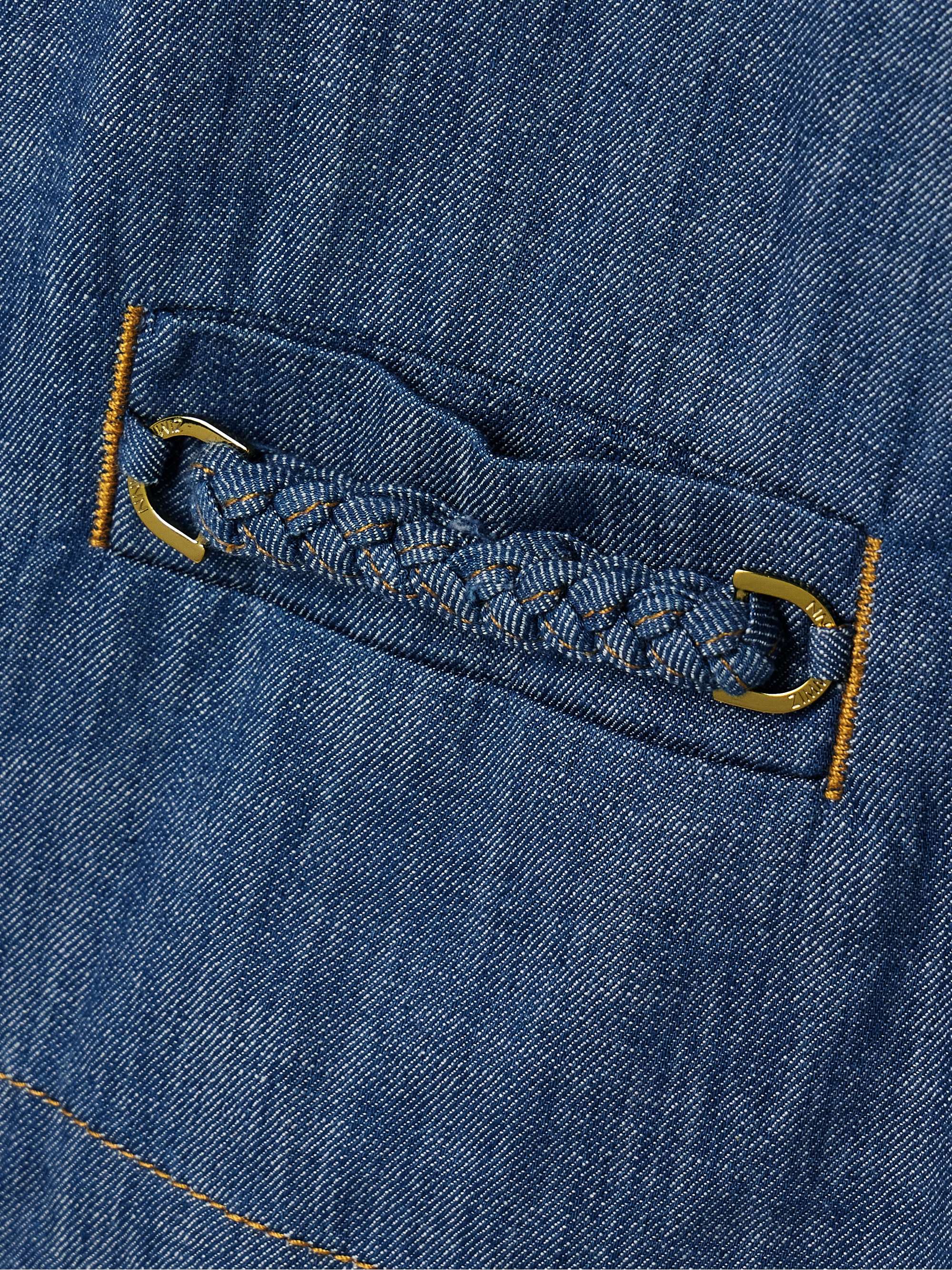 Wylie braided denim tunic view