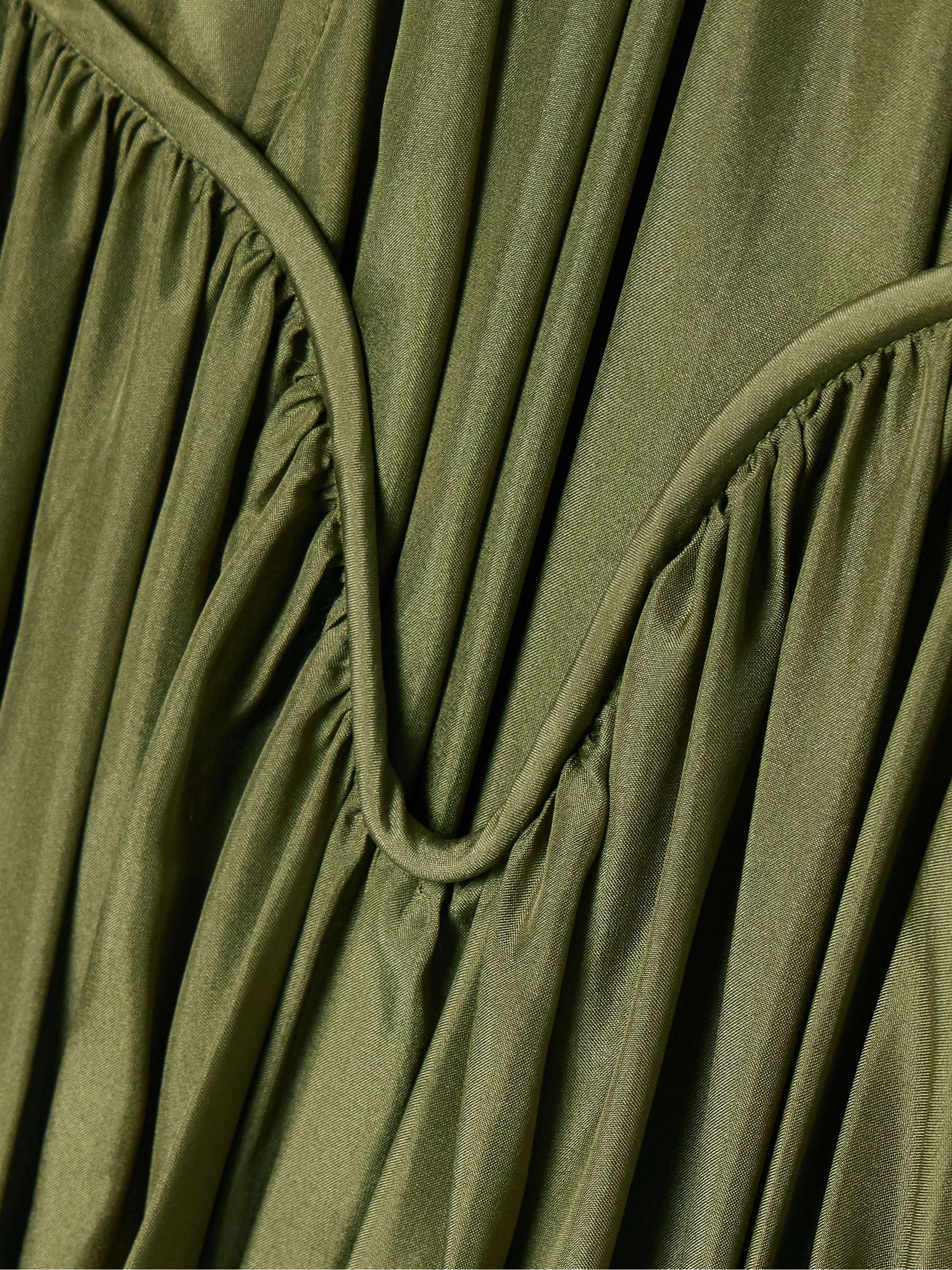 Acacia belted silk midi dress view