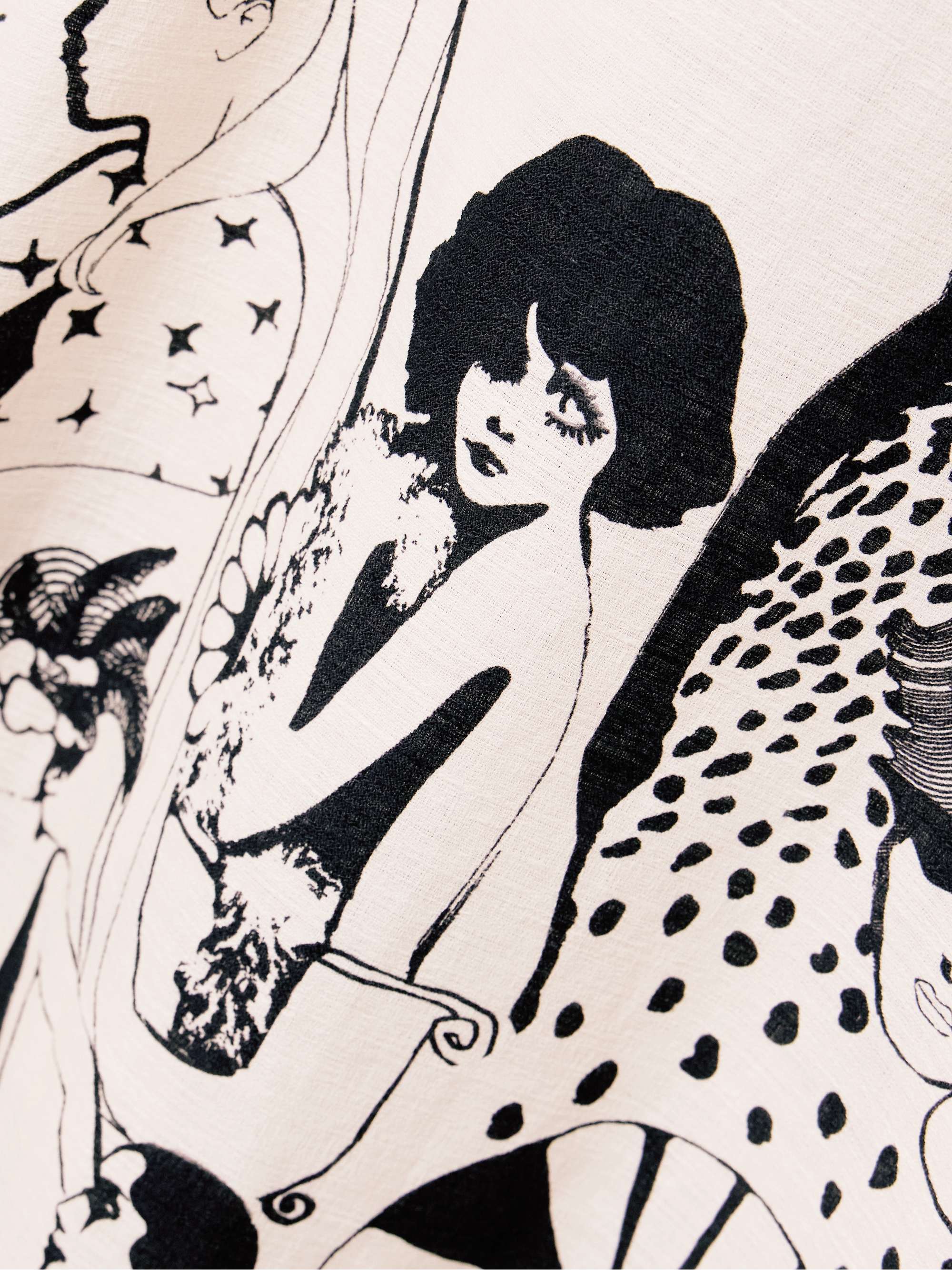 Maxine printed cotton-gauze kaftan view