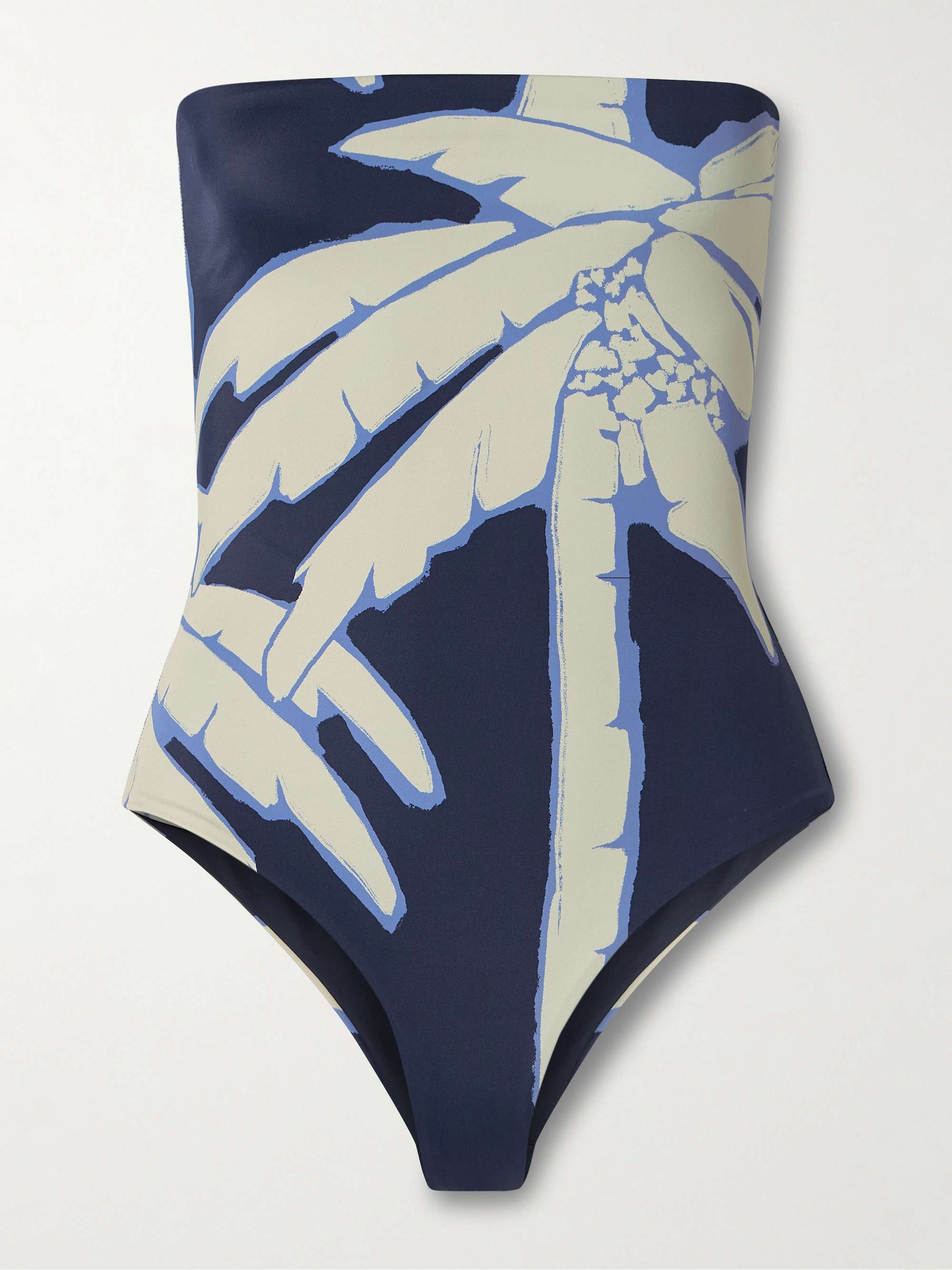 Alta Mar strapless printed swimsuit view