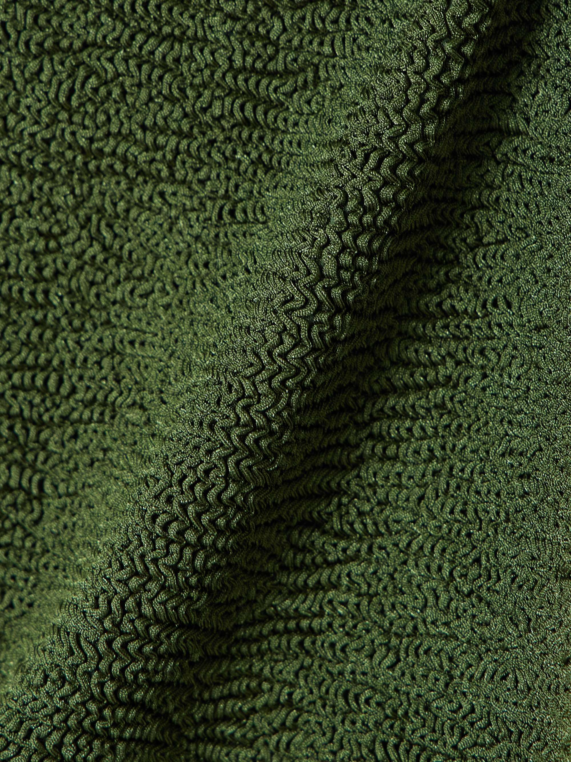 Camille metallic seersucker swimsuit view