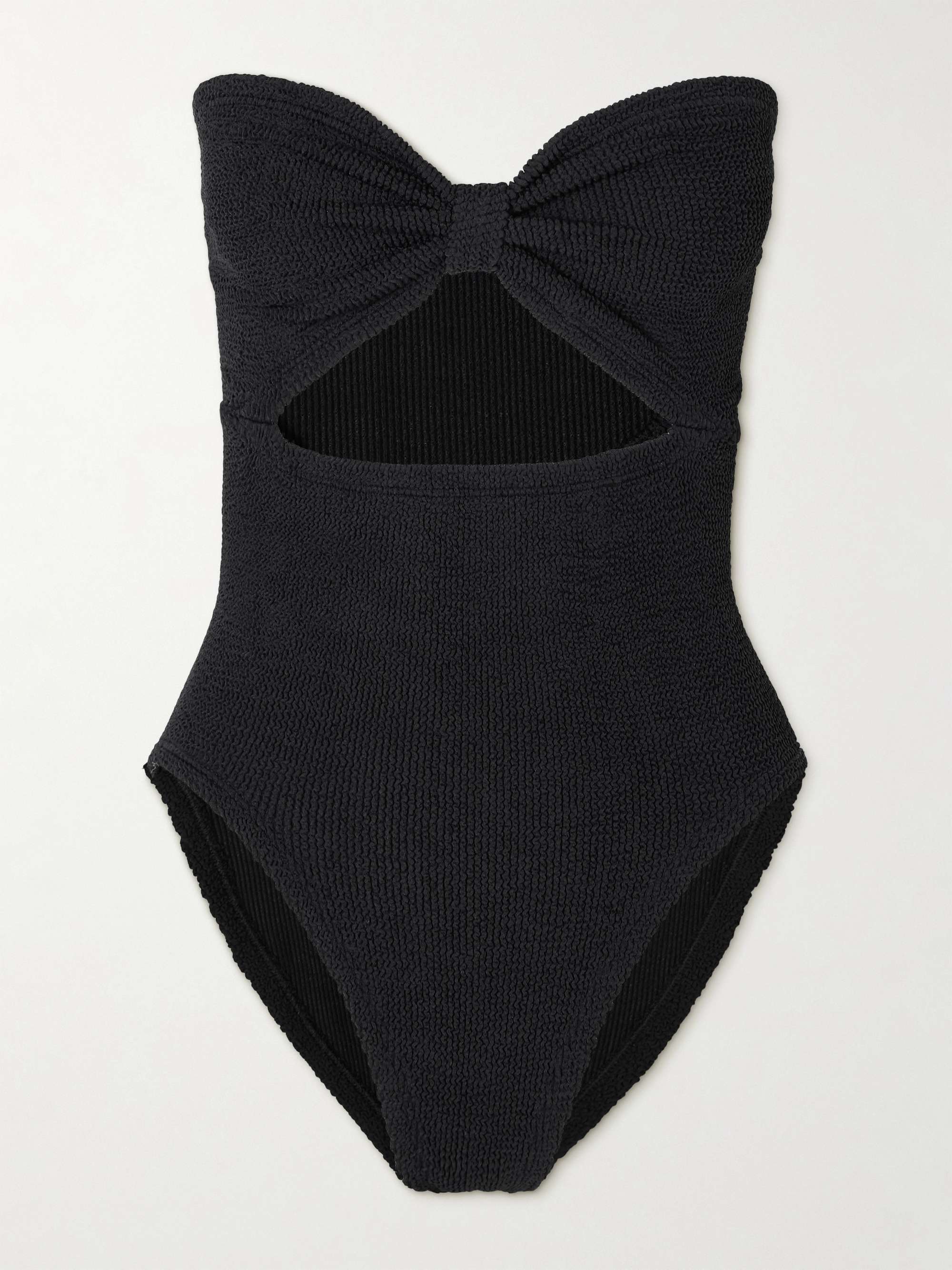 Alana strapless cutout seersucker swimsuit view