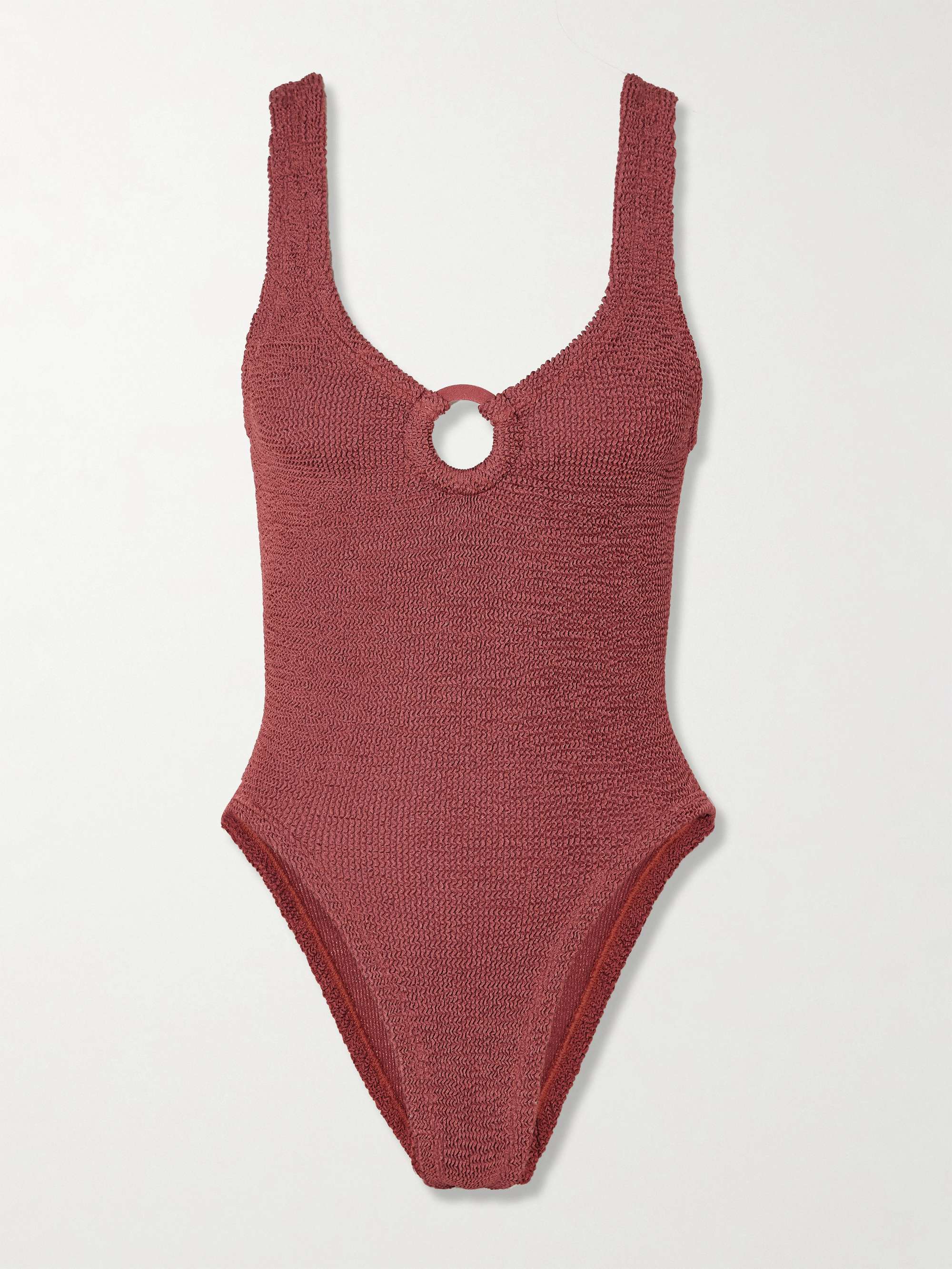 Celine metallic seersucker swimsuit view