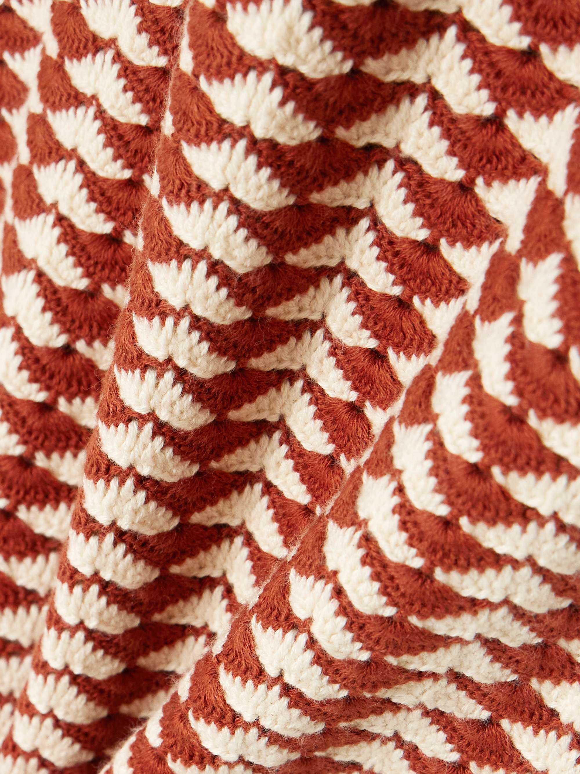 Motupe scalloped crocheted cotton tank view