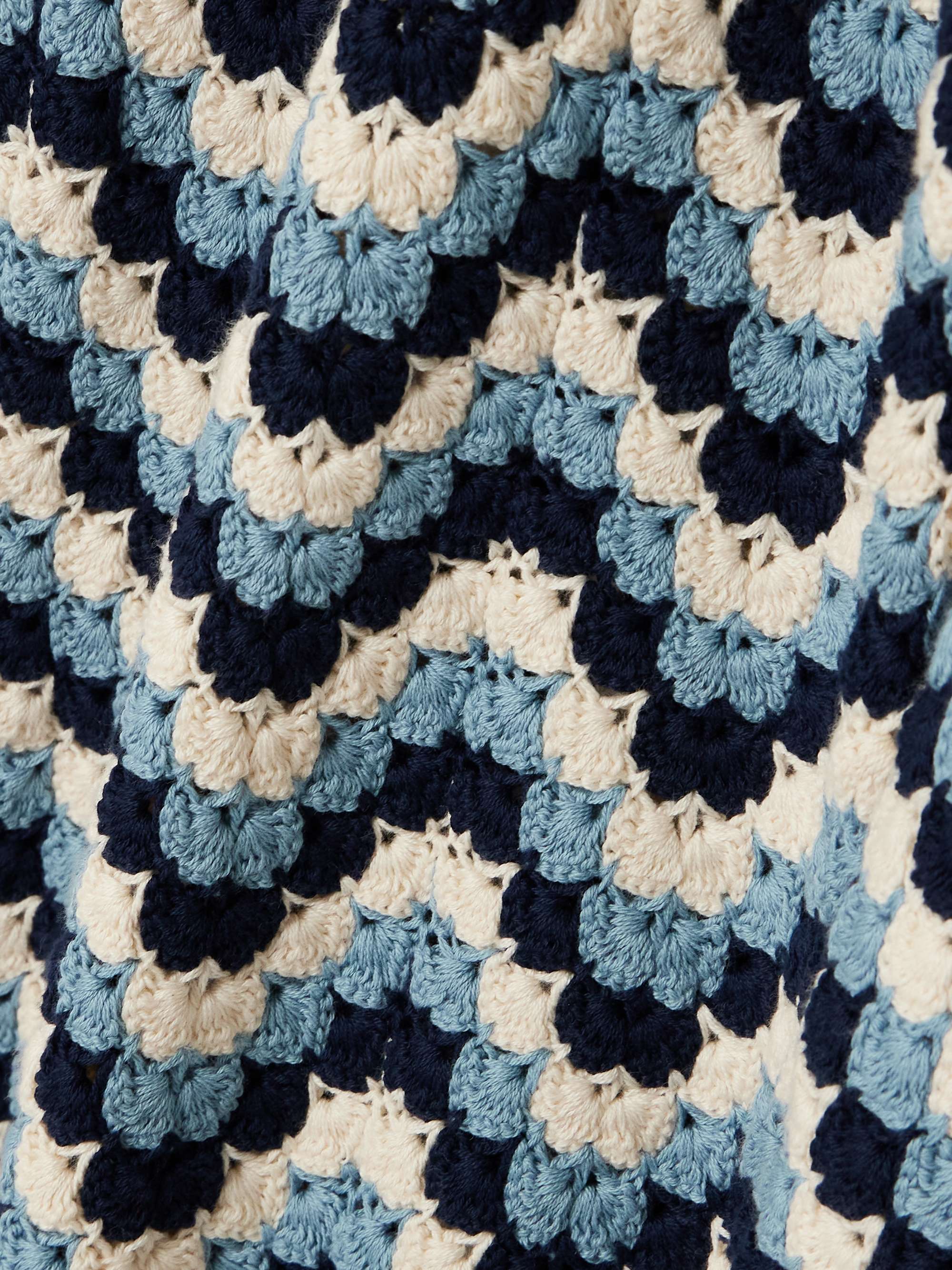 Victoria crocheted cotton mini dress view