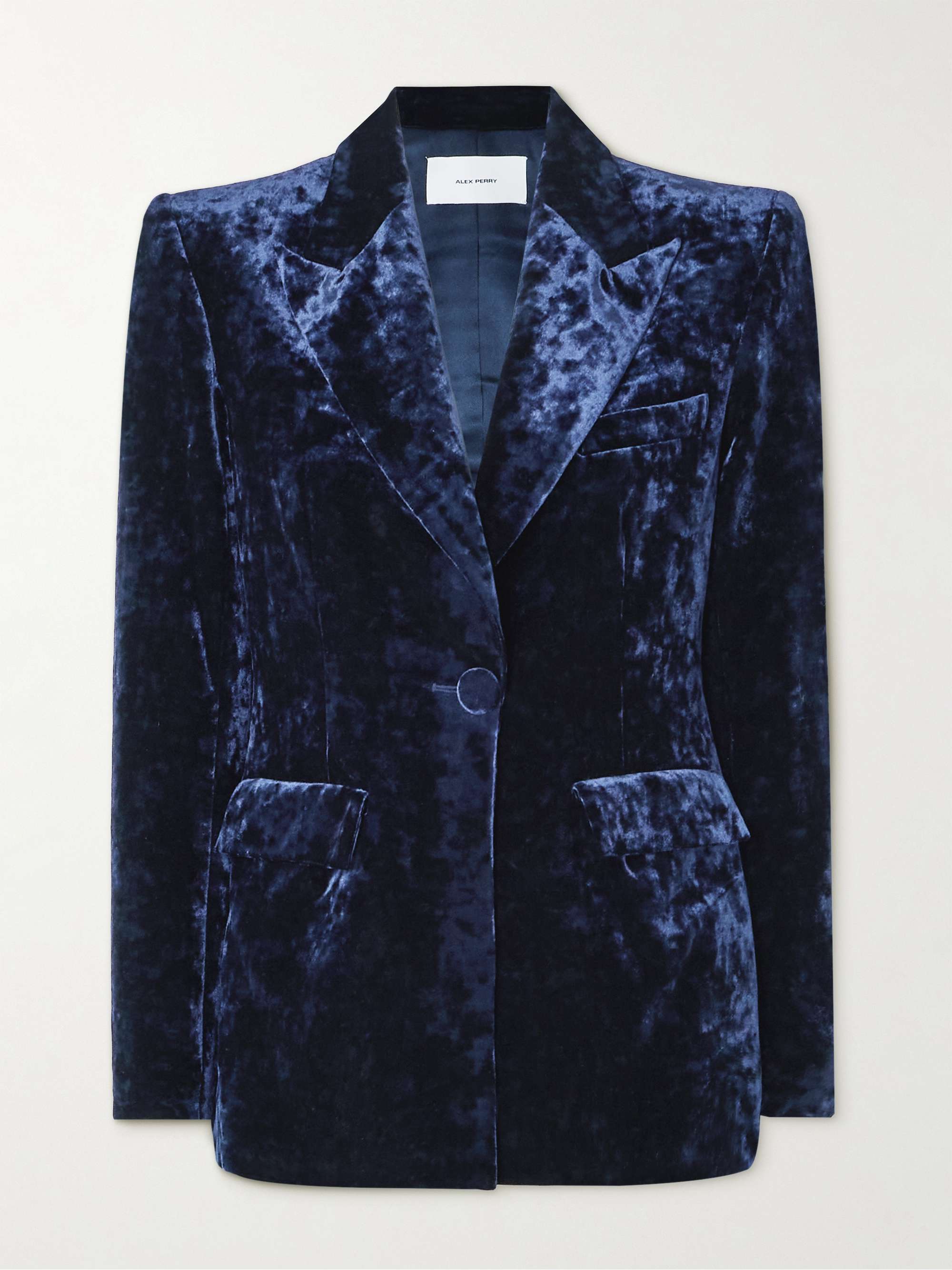 Crushed-velvet blazer view