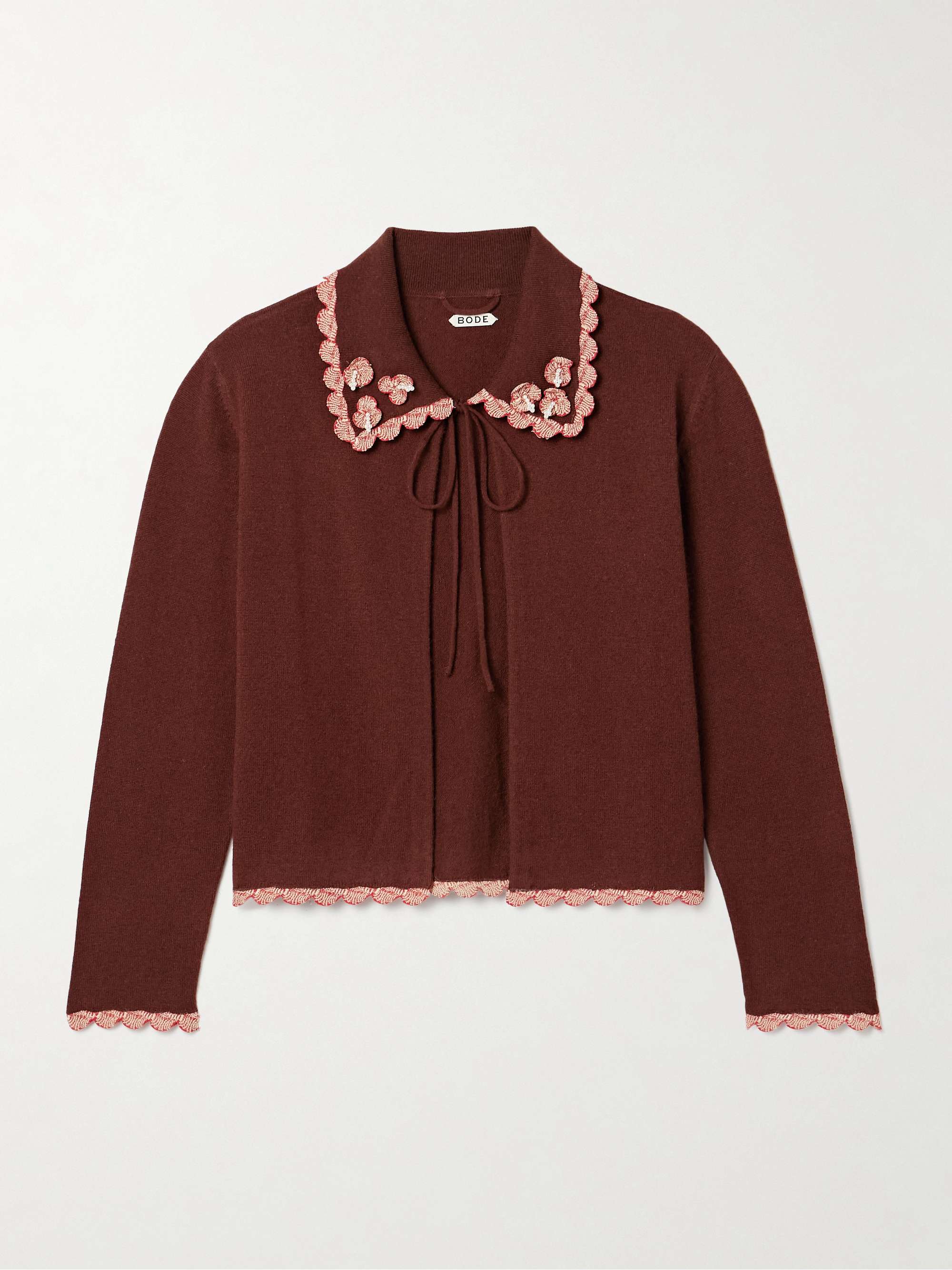 Rookie embellished wool and cashmere-blend cardigan view