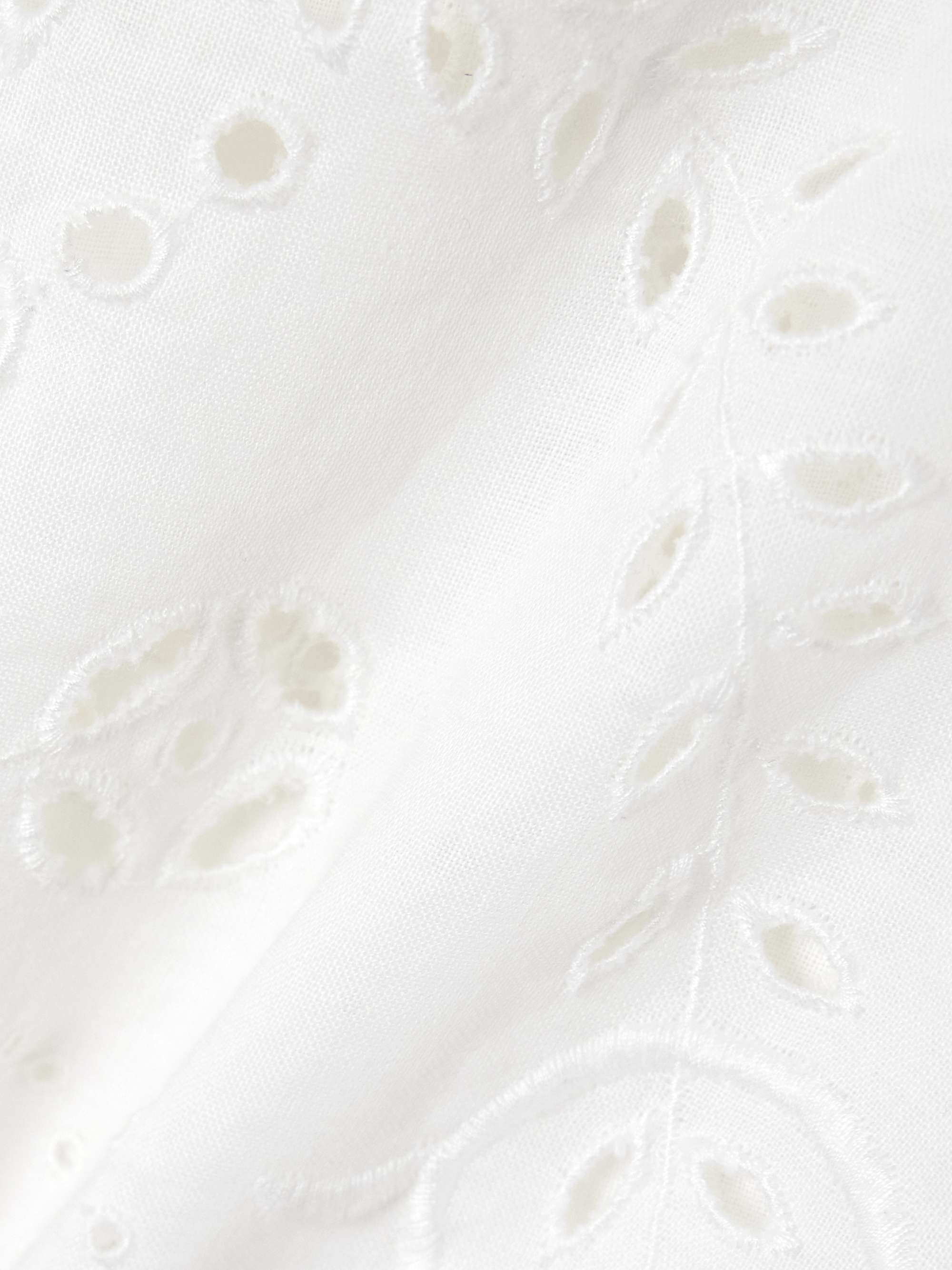 Belvoir broderie anglaise linen tank view
