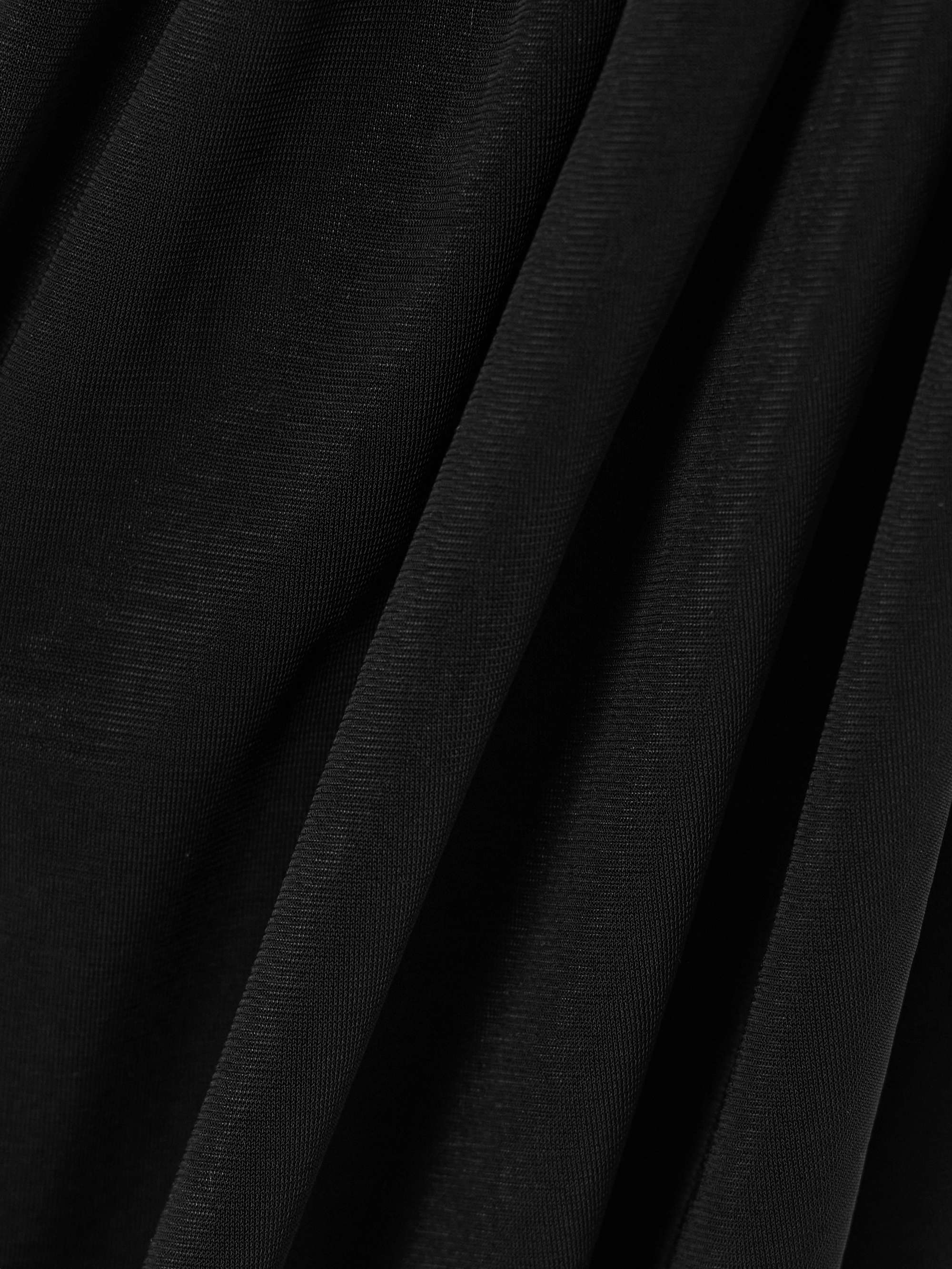 Draped stretch-tulle halterneck bodysuit view