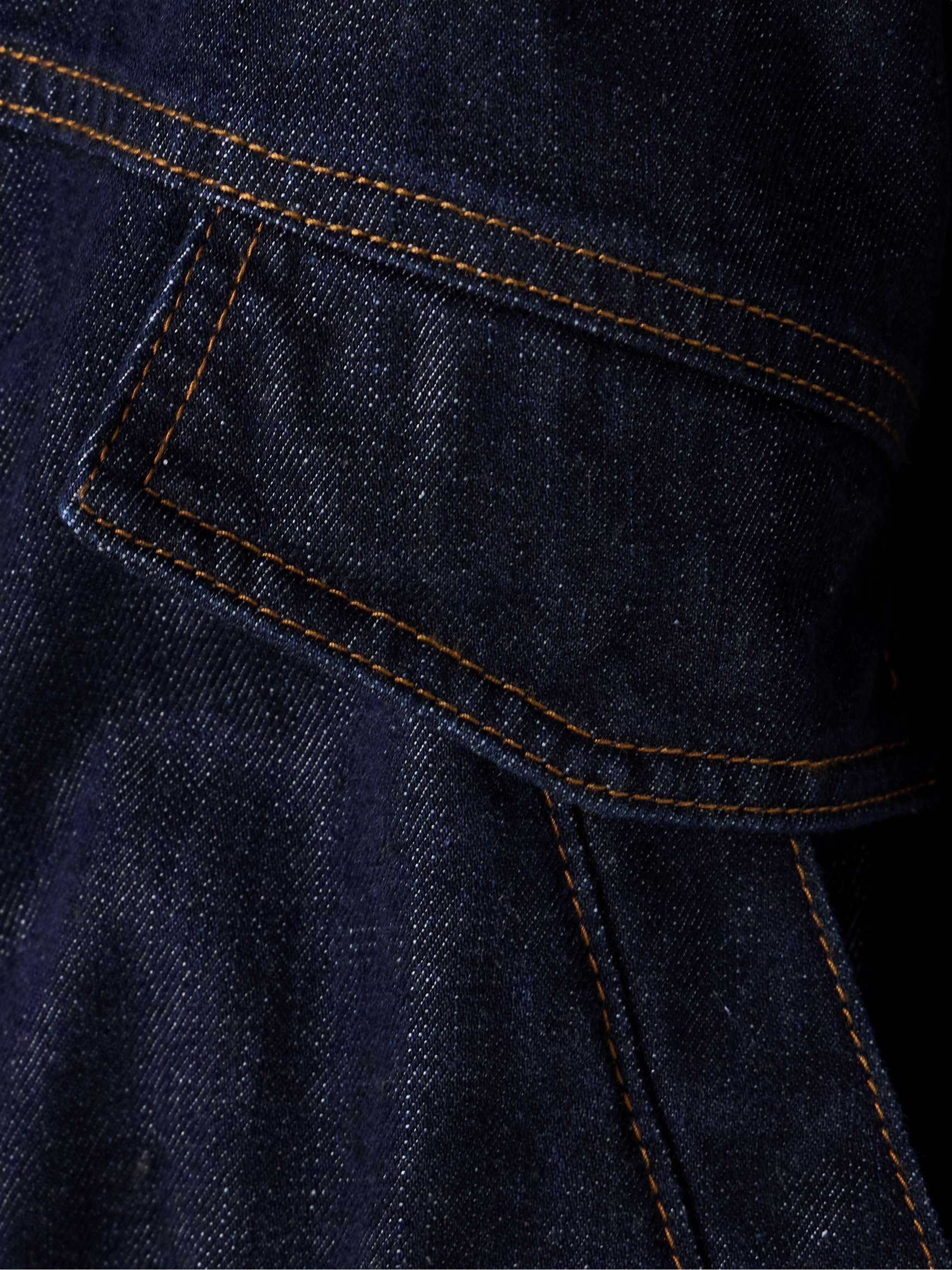 Denim bomber jacket view