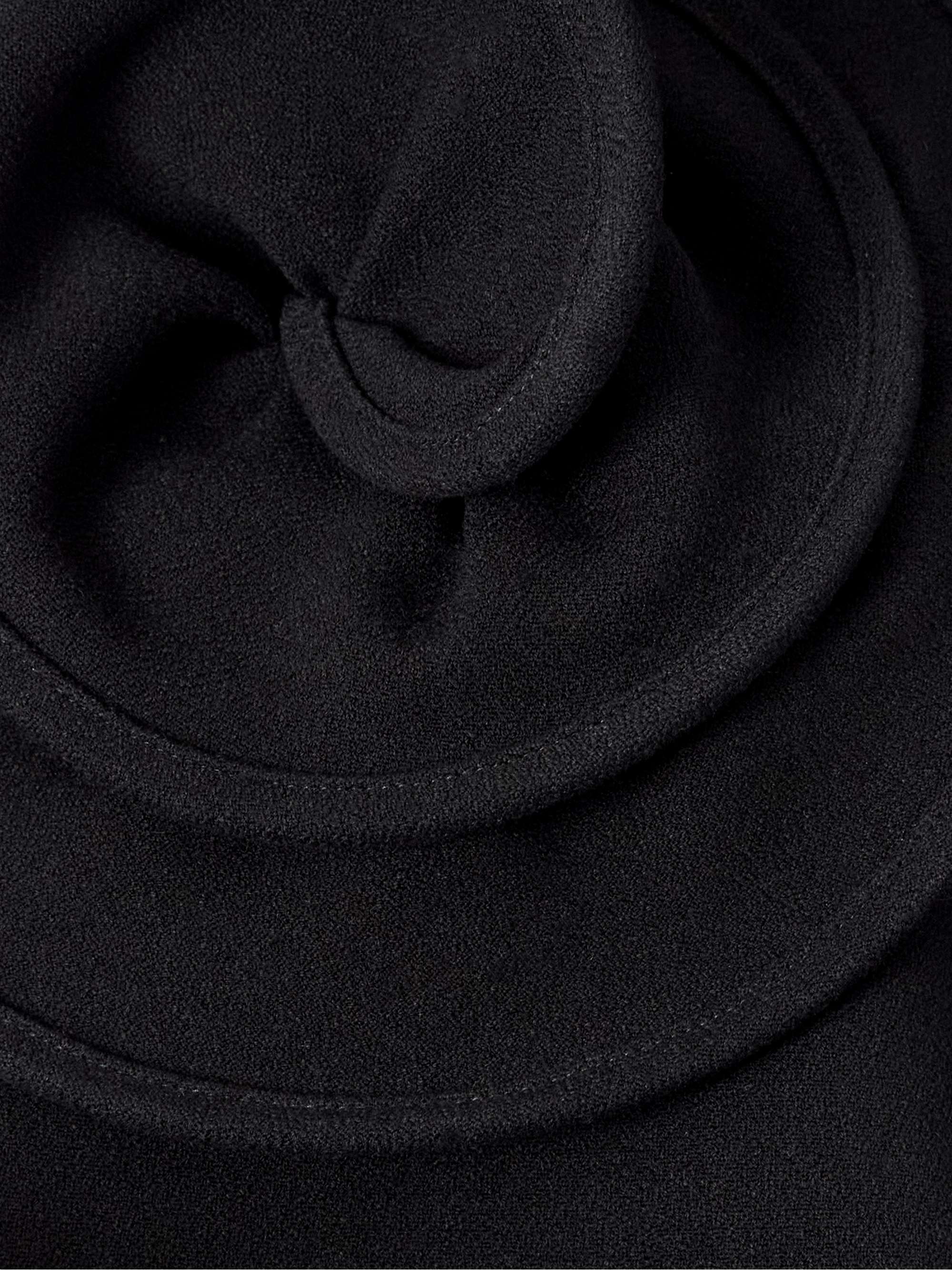Open-back crepe mini dress view