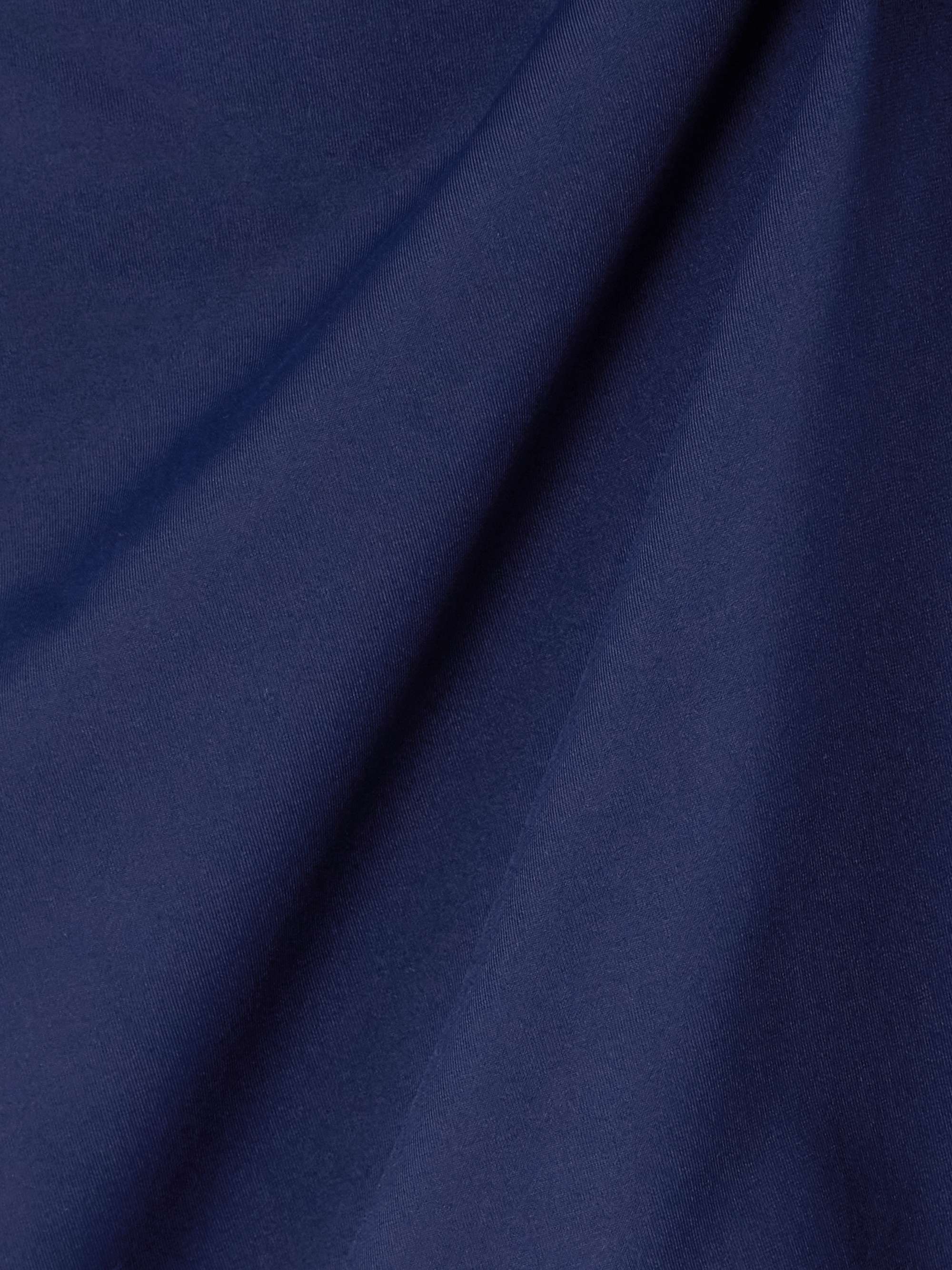 Asymmetric appliquéd ruched swim skirt view